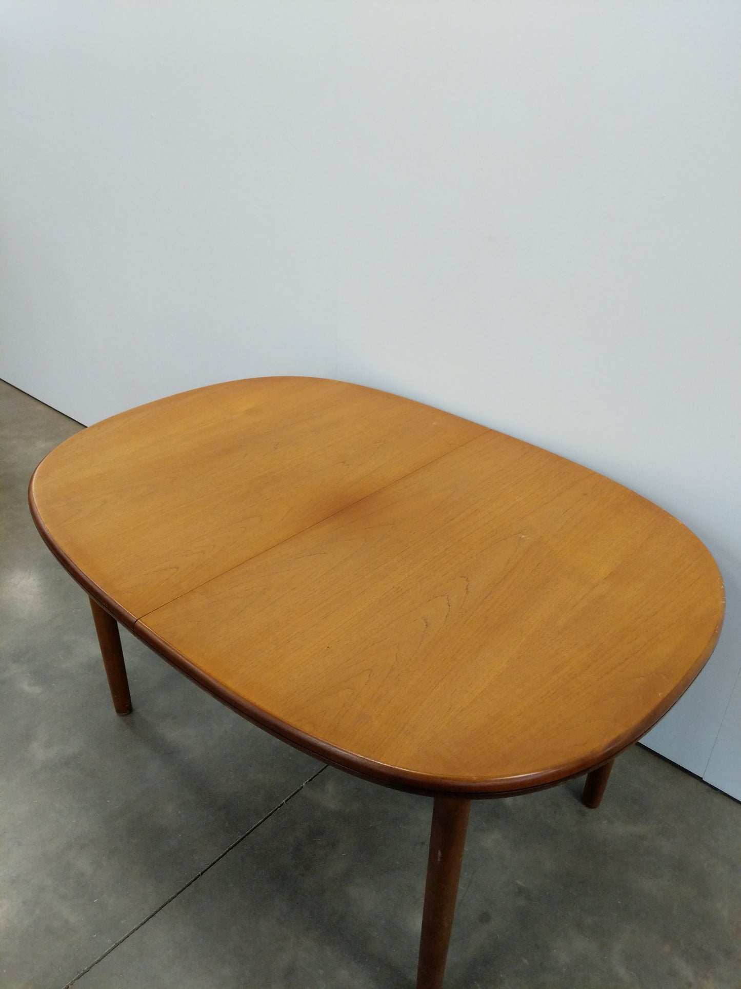 Vintage Mid Century Modern Teak Extendable Dining Table