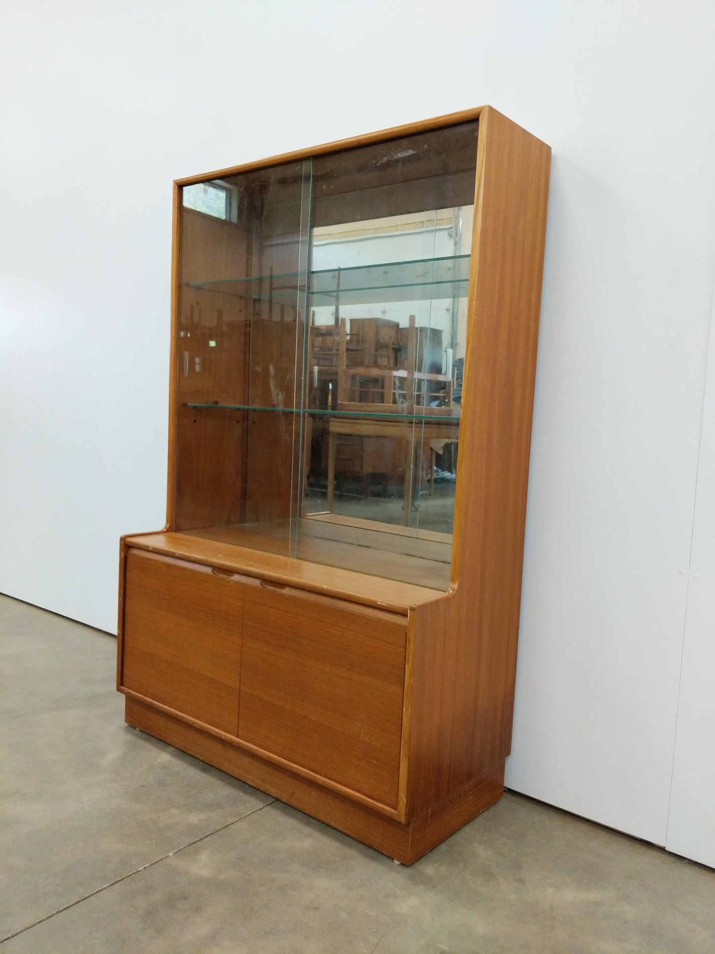 Vintage Mid Century Modern Teak Cabinet by Turnidge of London
