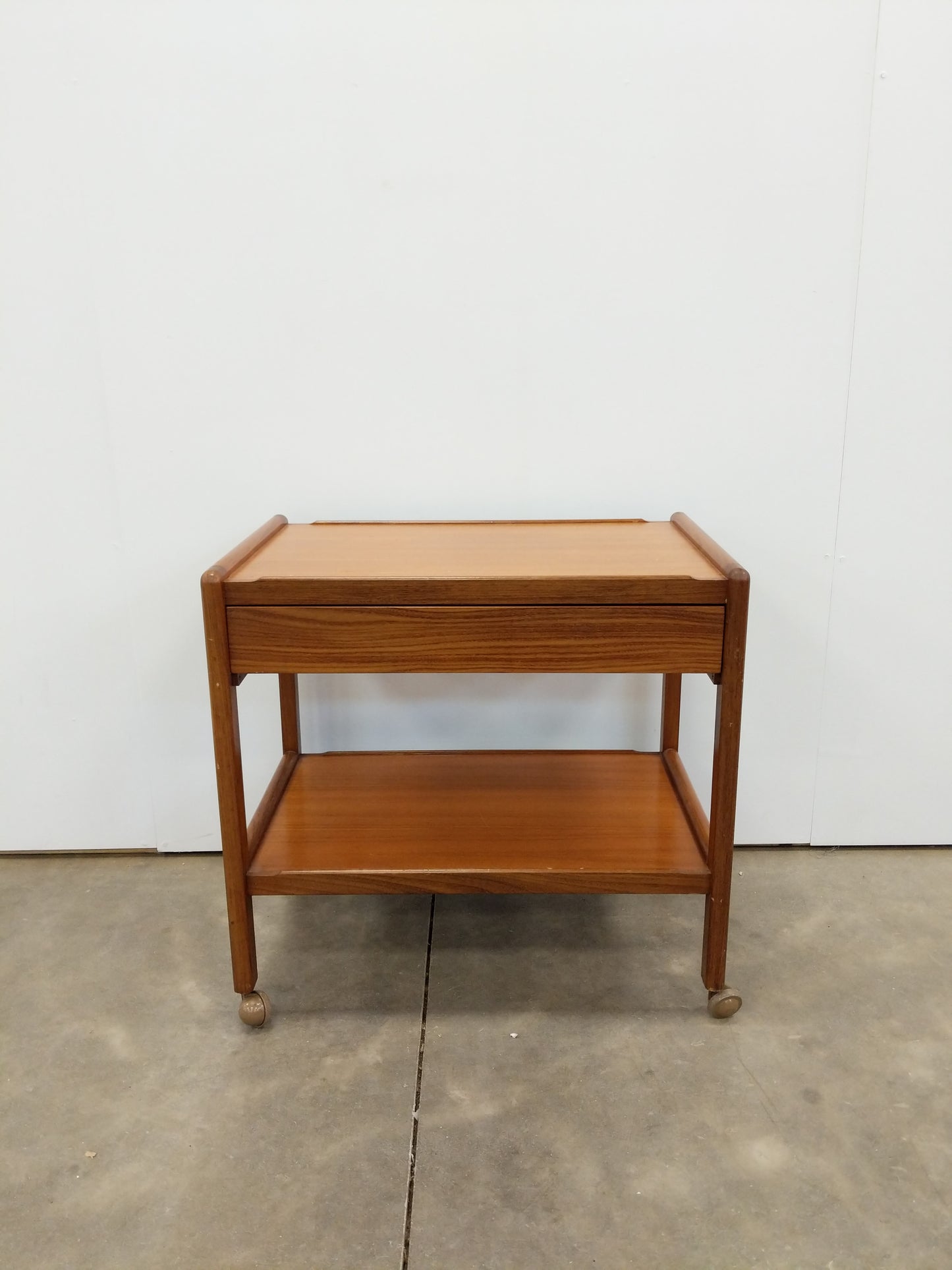 Vintage Mid Century Modern Teak Trolley / Cart