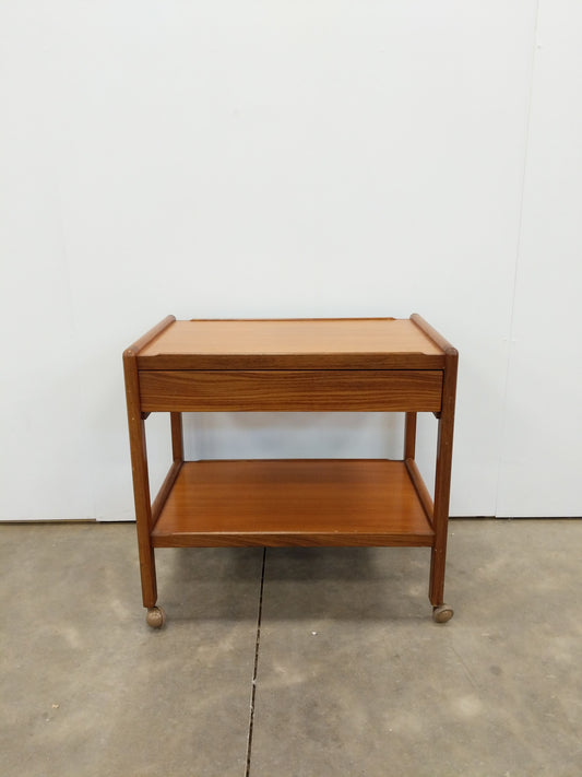 Vintage Mid Century Modern Teak Trolley / Cart