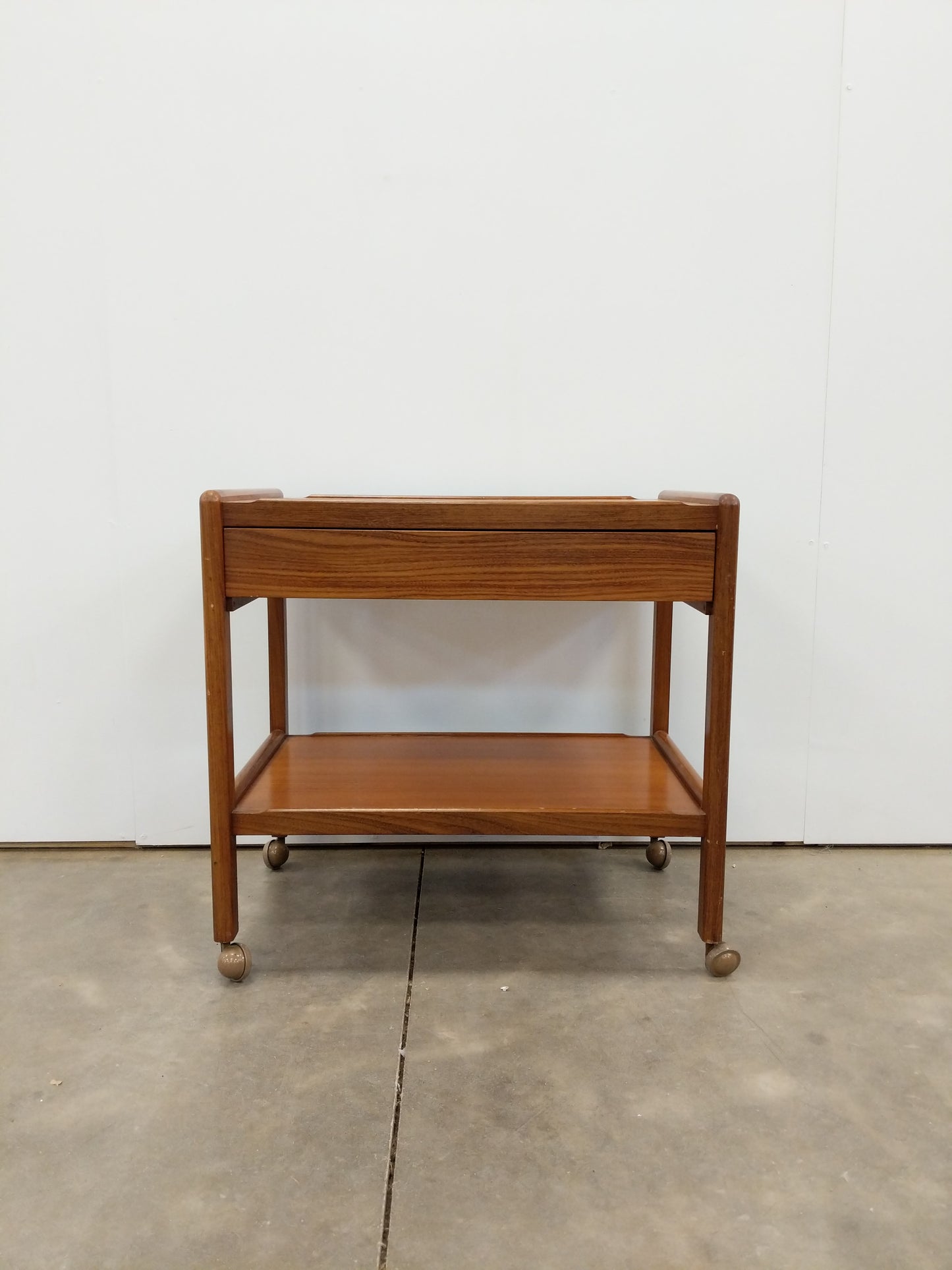 Vintage Mid Century Modern Teak Trolley / Cart