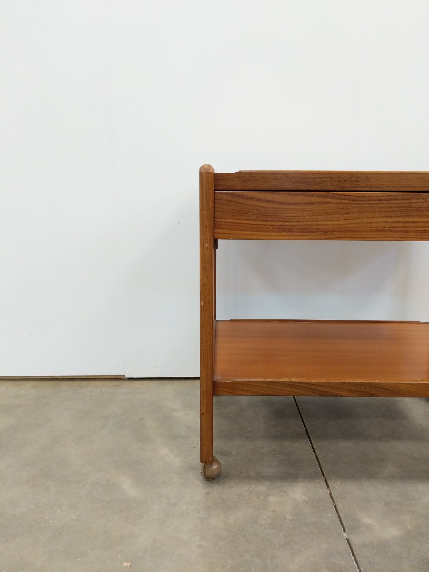 Vintage Mid Century Modern Teak Trolley / Cart