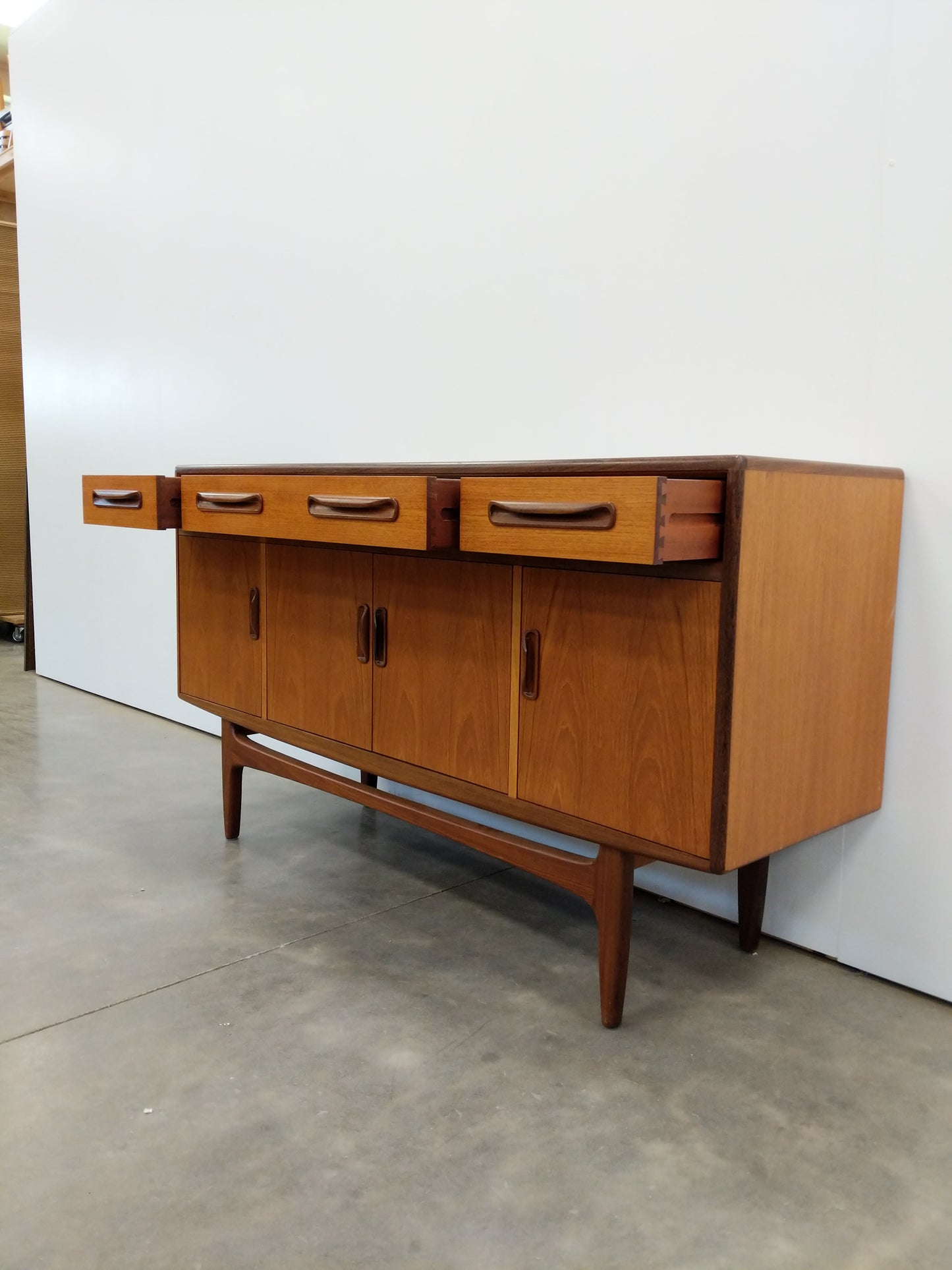 Vintage Mid Century Modern Teak Credenza by G Plan