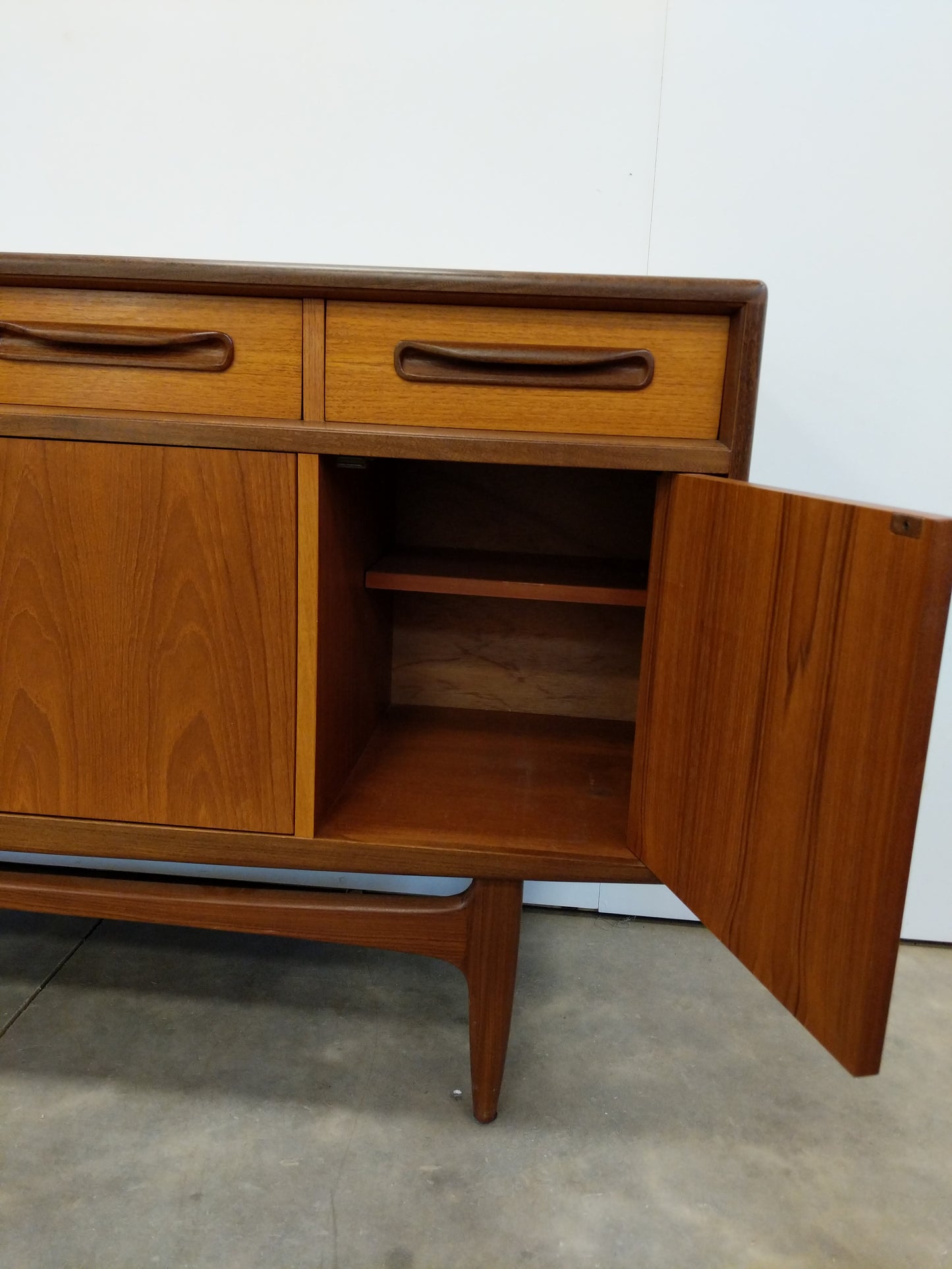 Vintage Mid Century Modern Teak Credenza by G Plan