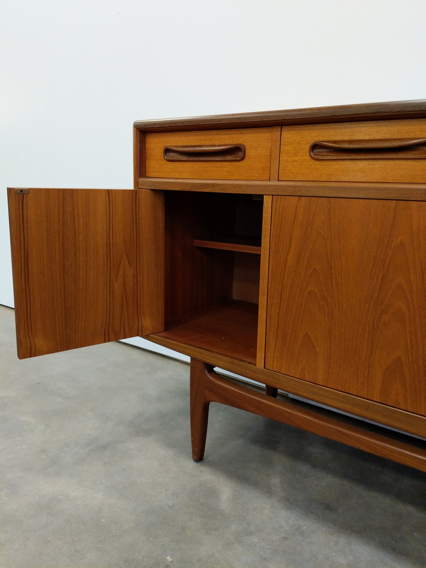 Vintage Mid Century Modern Teak Credenza by G Plan