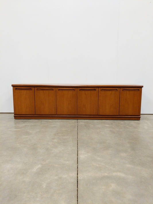 Vintage Mid Century Modern Teak Credenza by Meredew