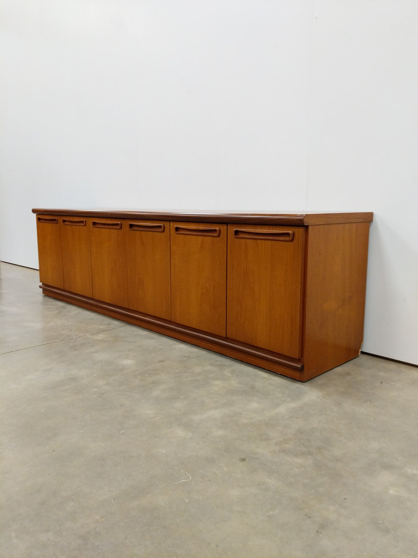 Vintage Mid Century Modern Teak Credenza by Meredew