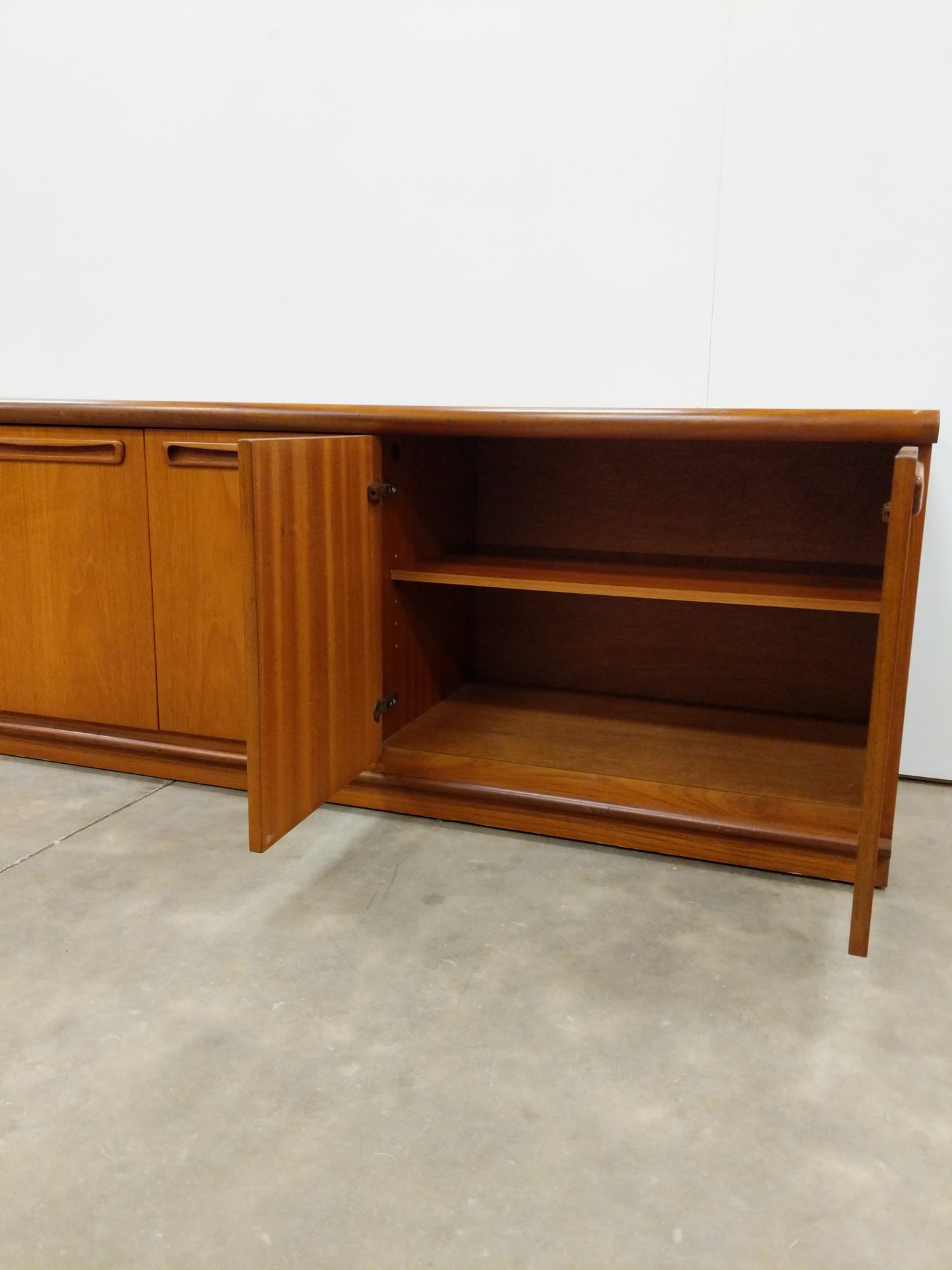 Vintage Mid Century Modern Teak Credenza by Meredew