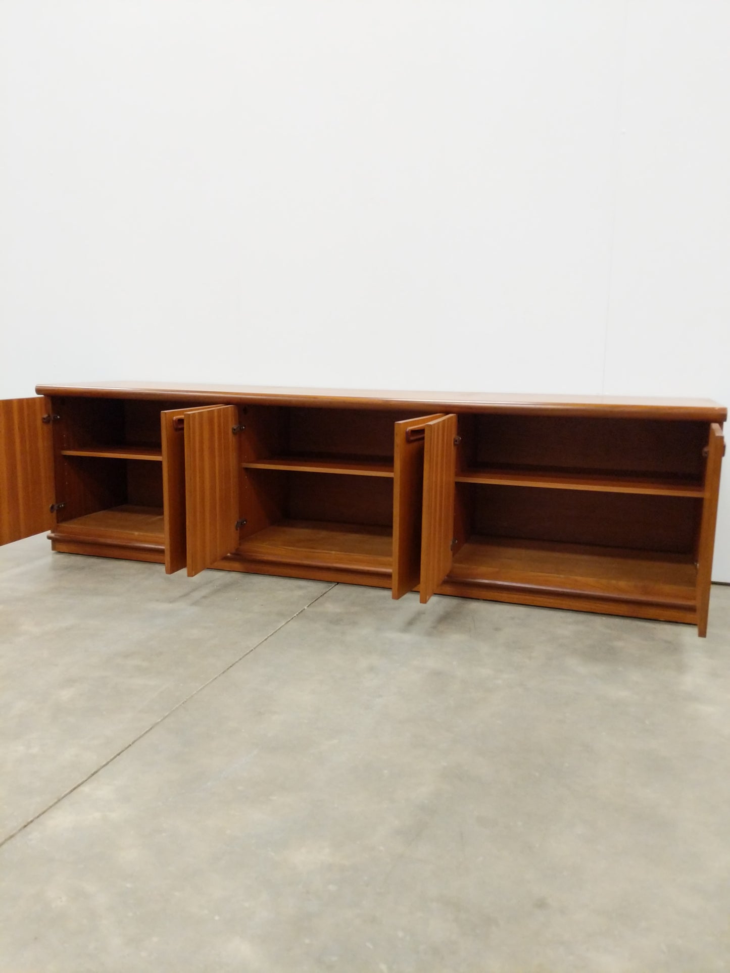 Vintage Mid Century Modern Teak Credenza by Meredew