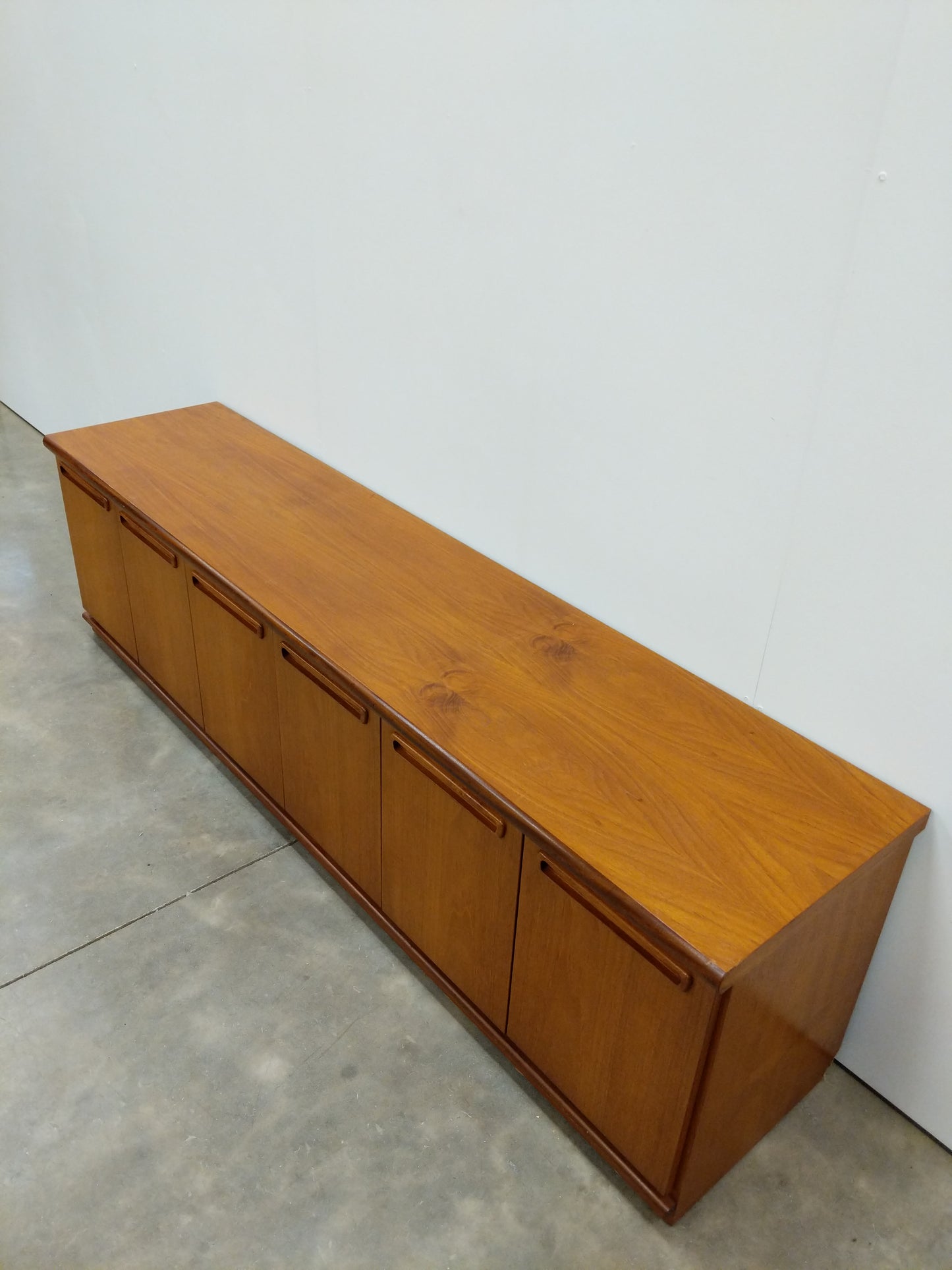 Vintage Mid Century Modern Teak Credenza by Meredew