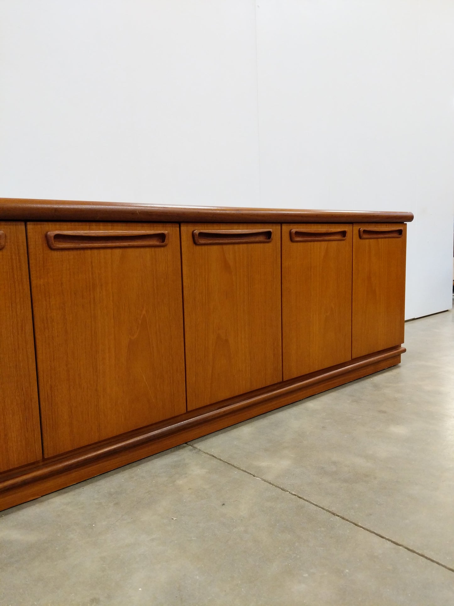 Vintage Mid Century Modern Teak Credenza by Meredew