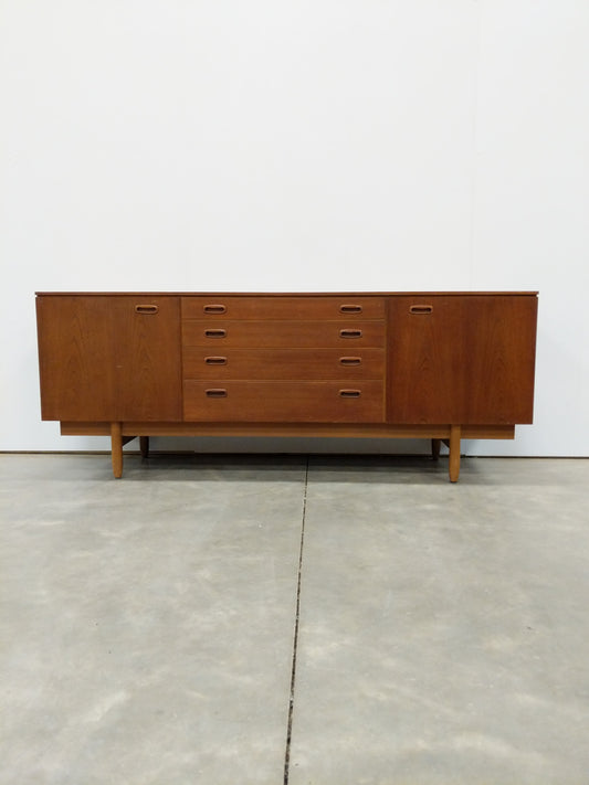 Vintage Mid Century Modern Teak Credenza by Validity Furniture