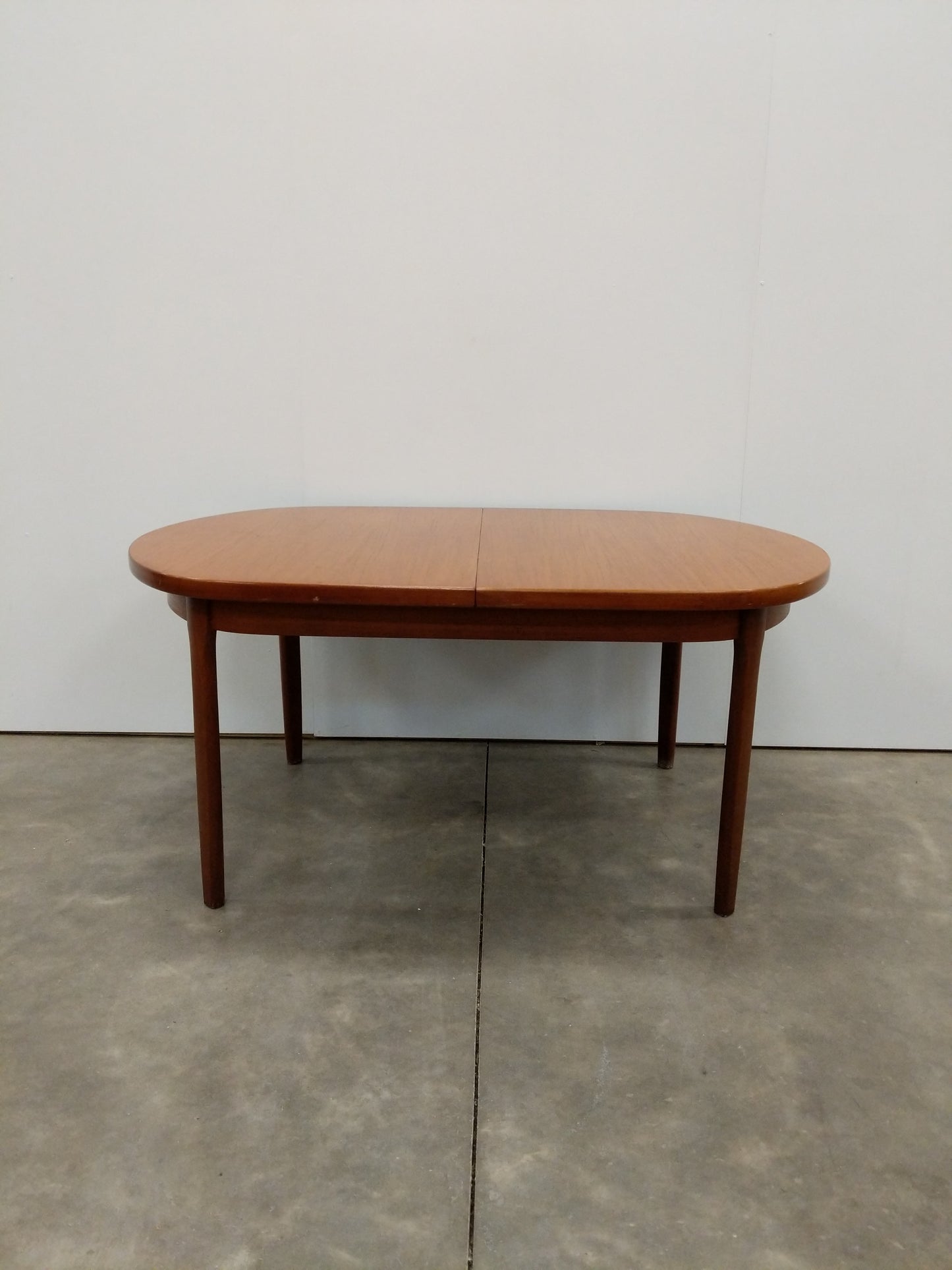 Vintage Mid Century Modern Teak Extendable Dining Table