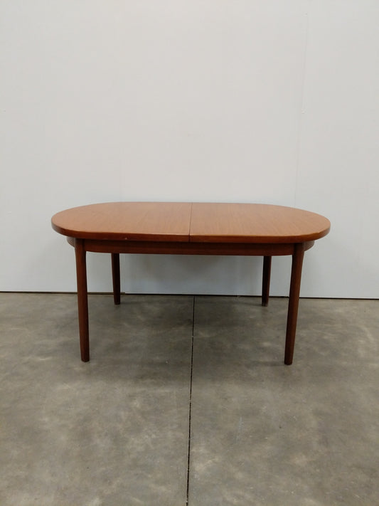 Vintage Mid Century Modern Teak Extendable Dining Table