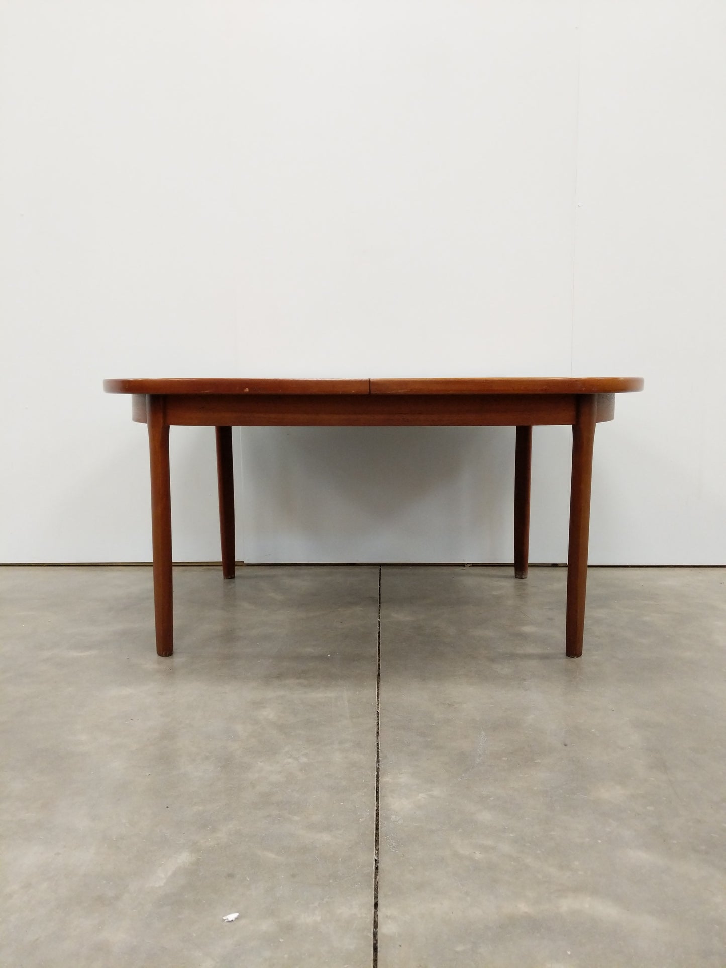 Vintage Mid Century Modern Teak Extendable Dining Table