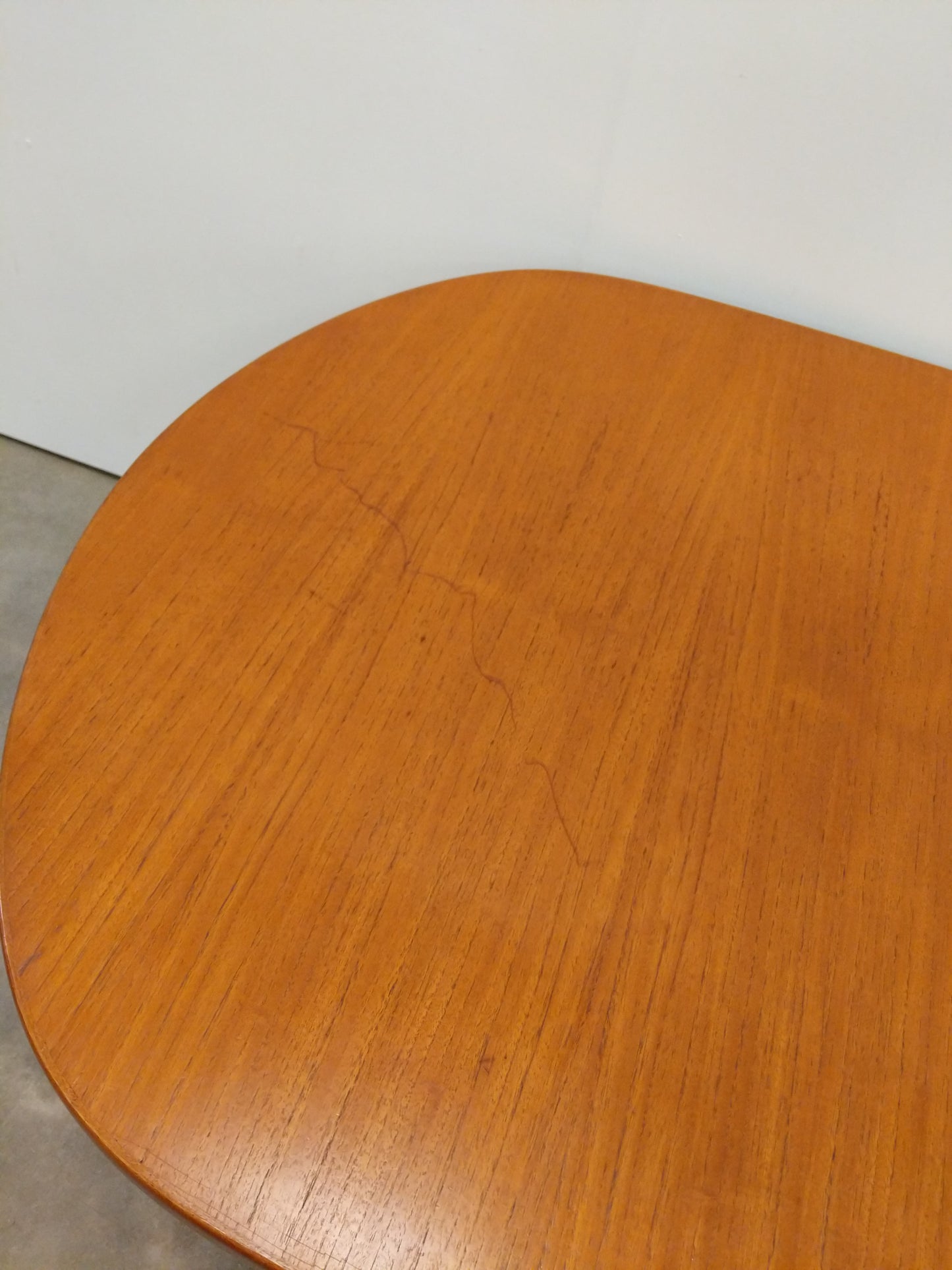 Vintage Mid Century Modern Teak Extendable Dining Table