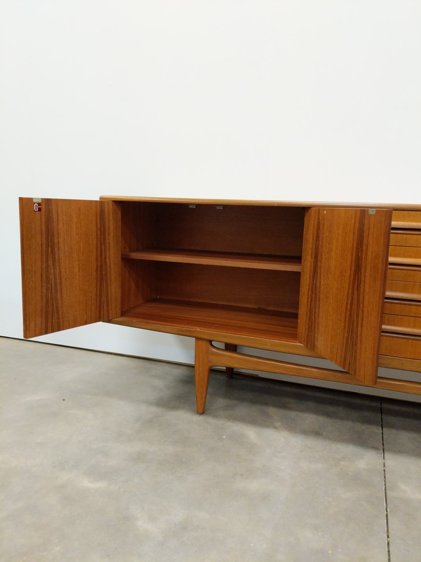 Vintage Mid Century Modern Teak Credenza by G Plan