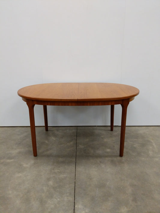 Vintage Mid Century Modern Teak Extendable Dining Table by McIntosh