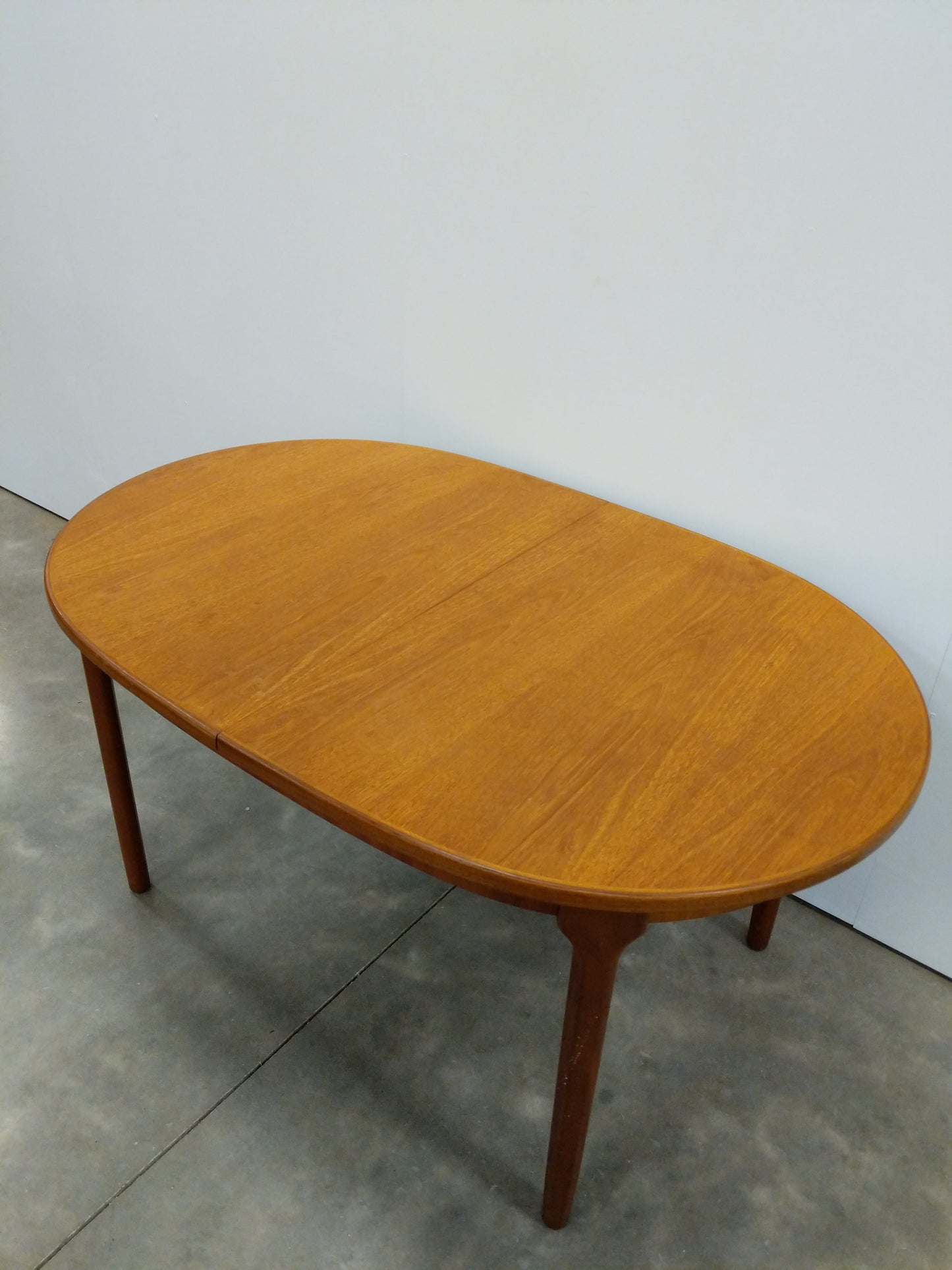 Vintage Mid Century Modern Teak Extendable Dining Table by McIntosh