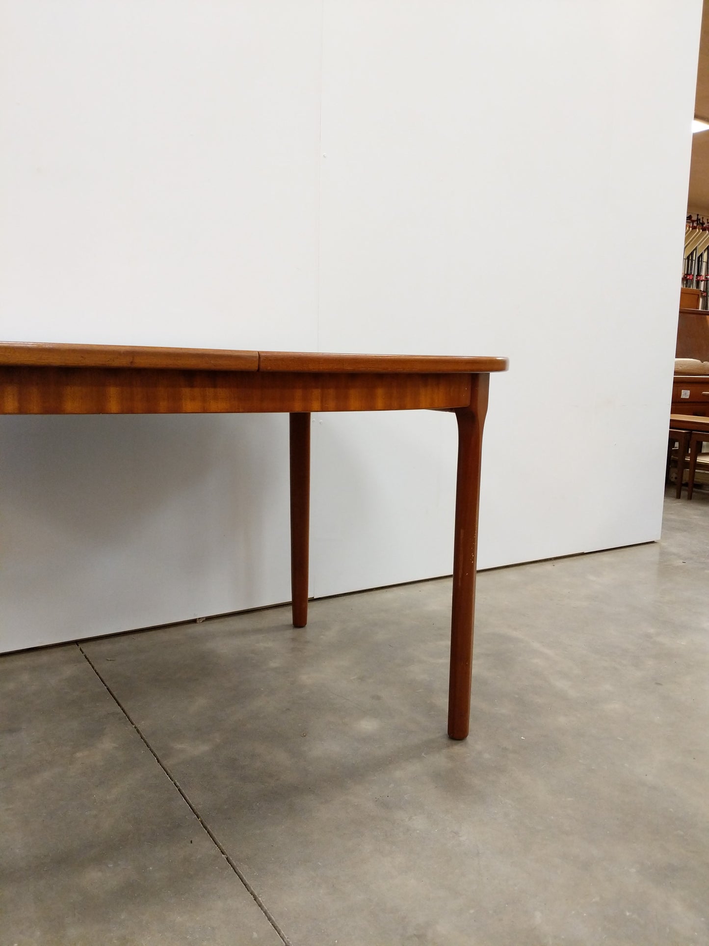 Vintage Mid Century Modern Teak Extendable Dining Table by McIntosh