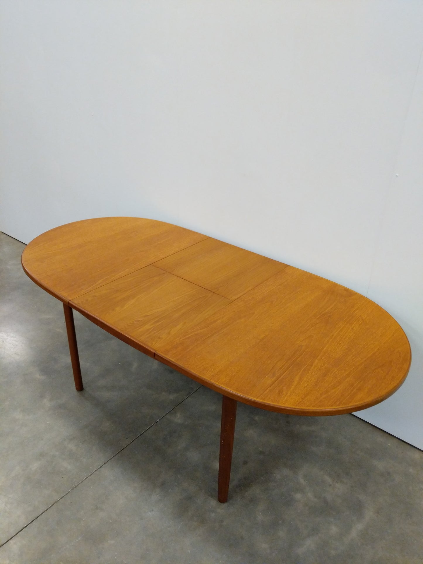 Vintage Mid Century Modern Teak Extendable Dining Table by McIntosh