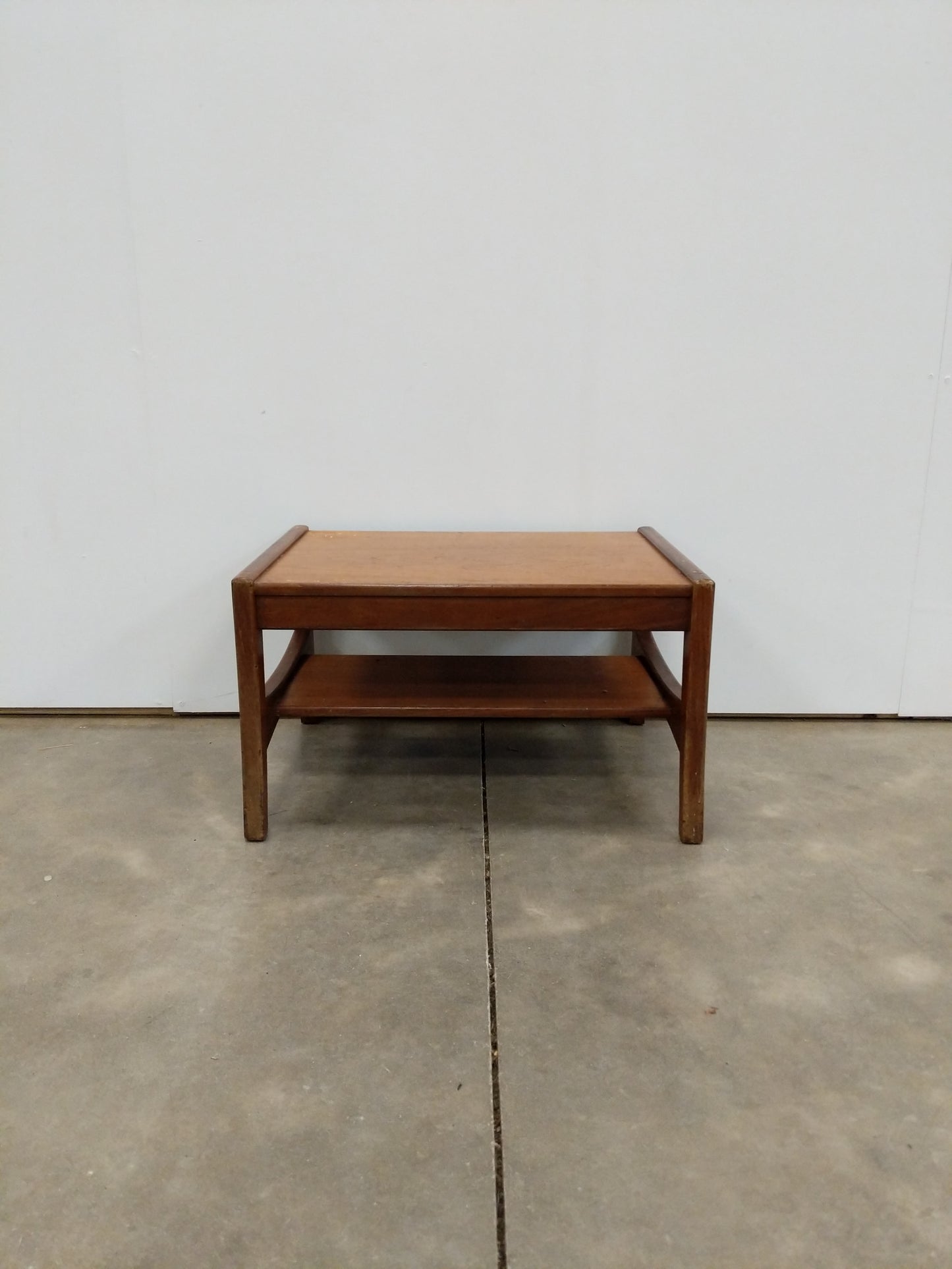 Vintage Danish Modern Teak Side Table / Small Coffee Table
