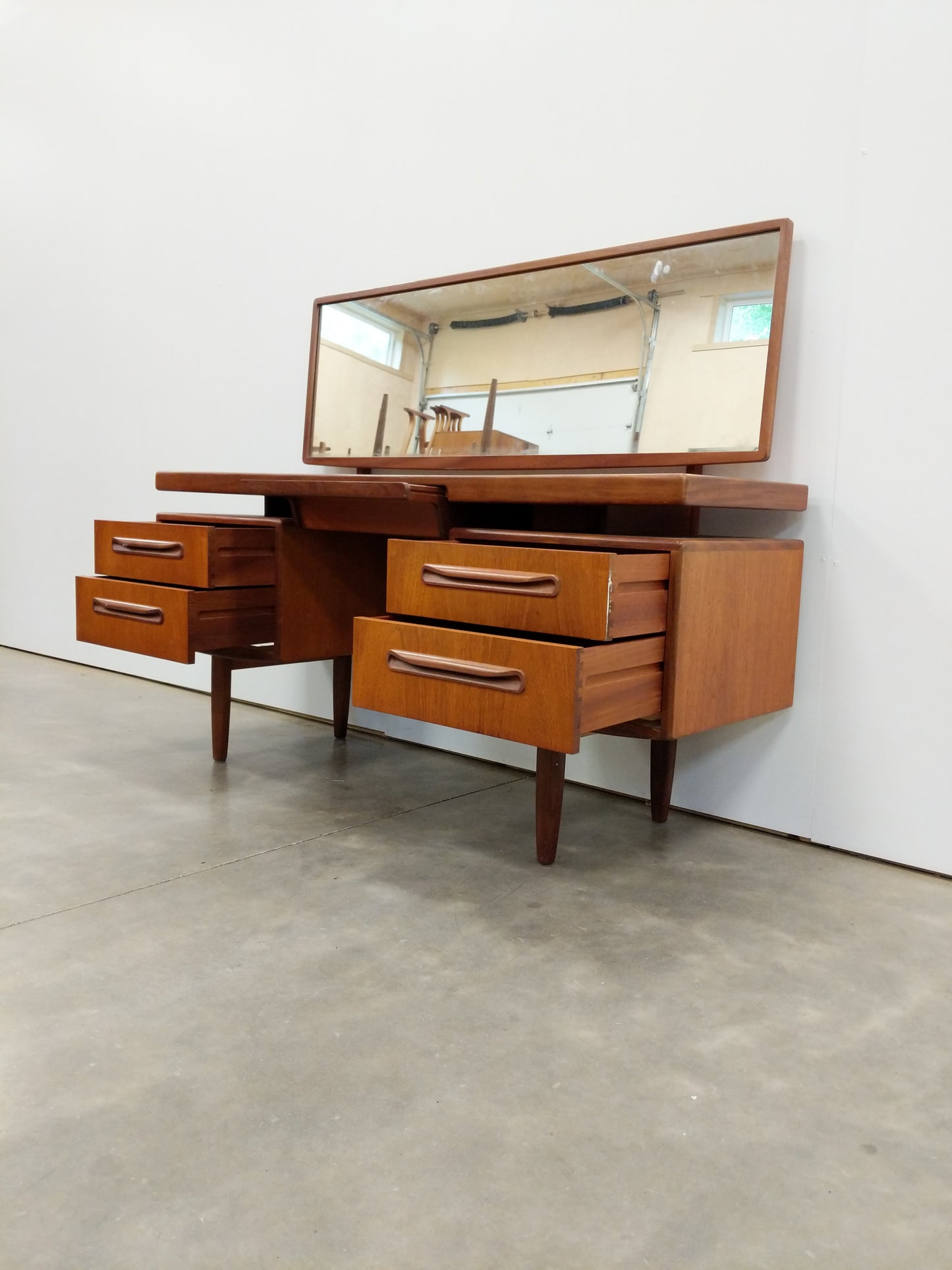 Vintage Mid Century Modern Teak Dressing Table / Desk by G Plan