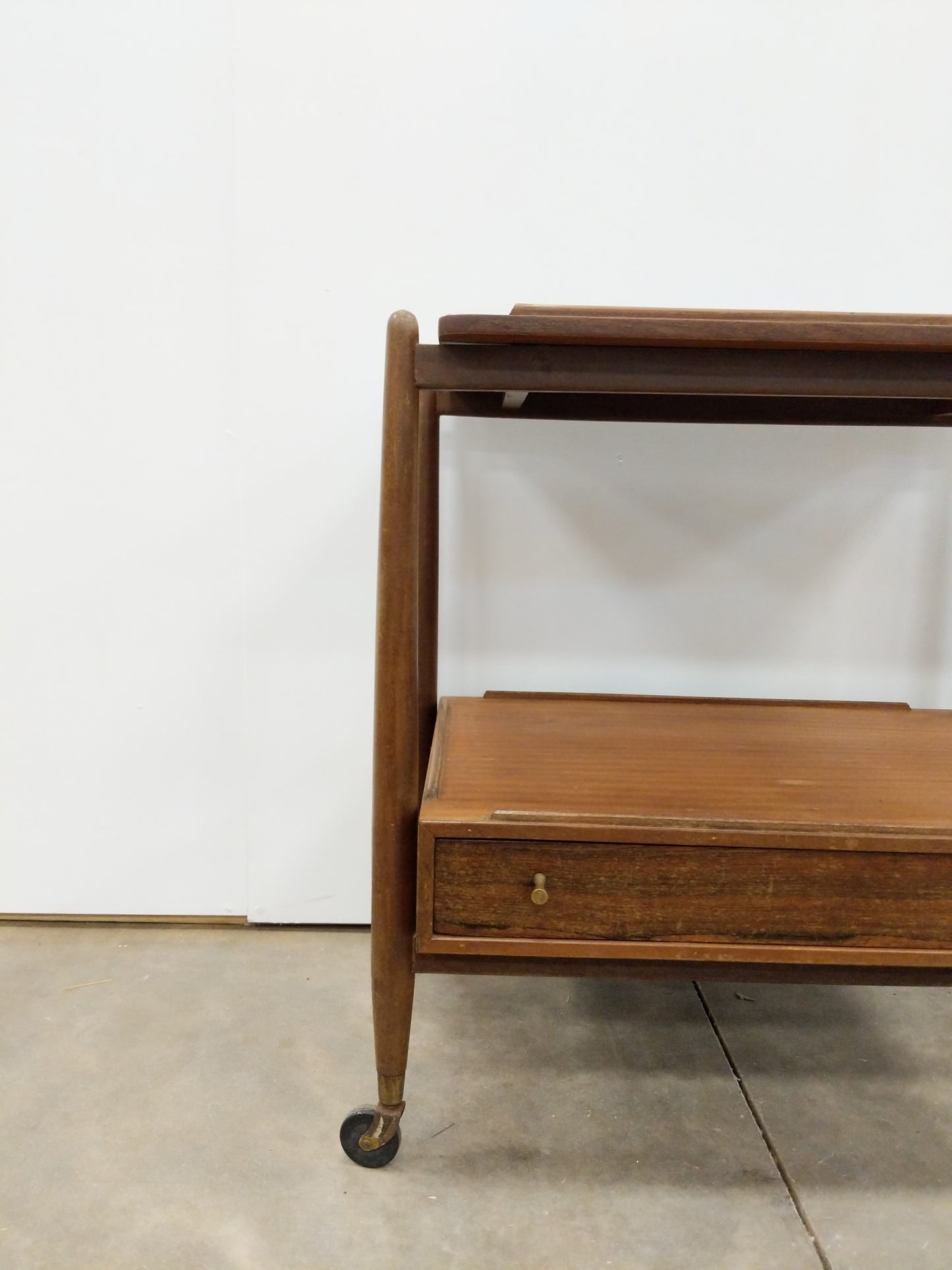 Vintage Mid Century Modern Teak Trolley / Cart by White & Newton