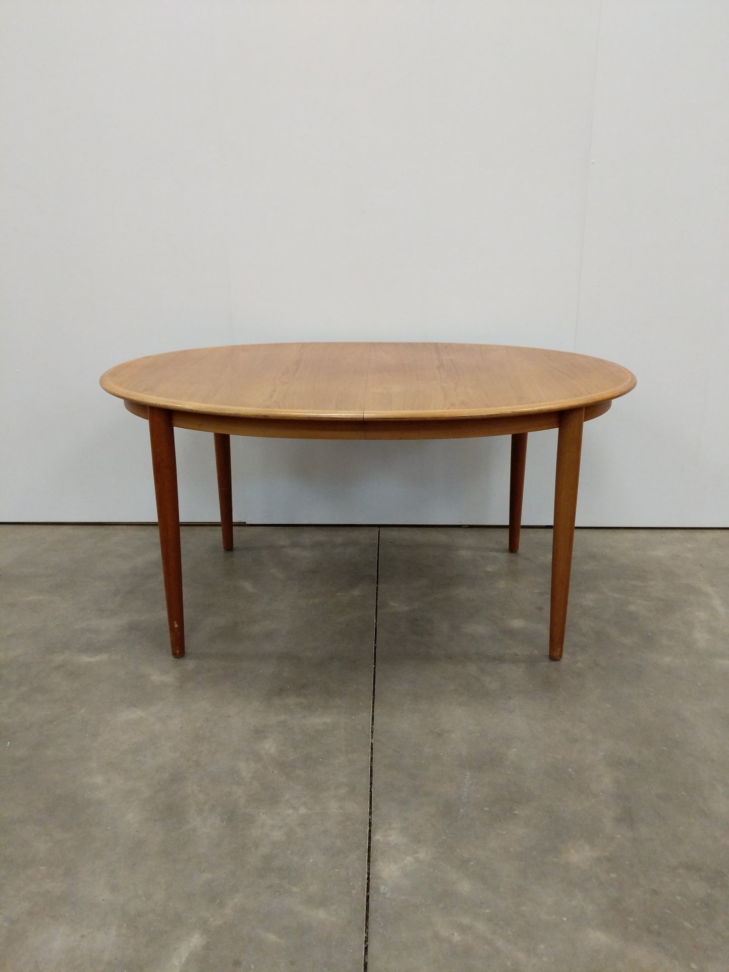 Vintage Mid Century Modern Teak Extendable Dining Table