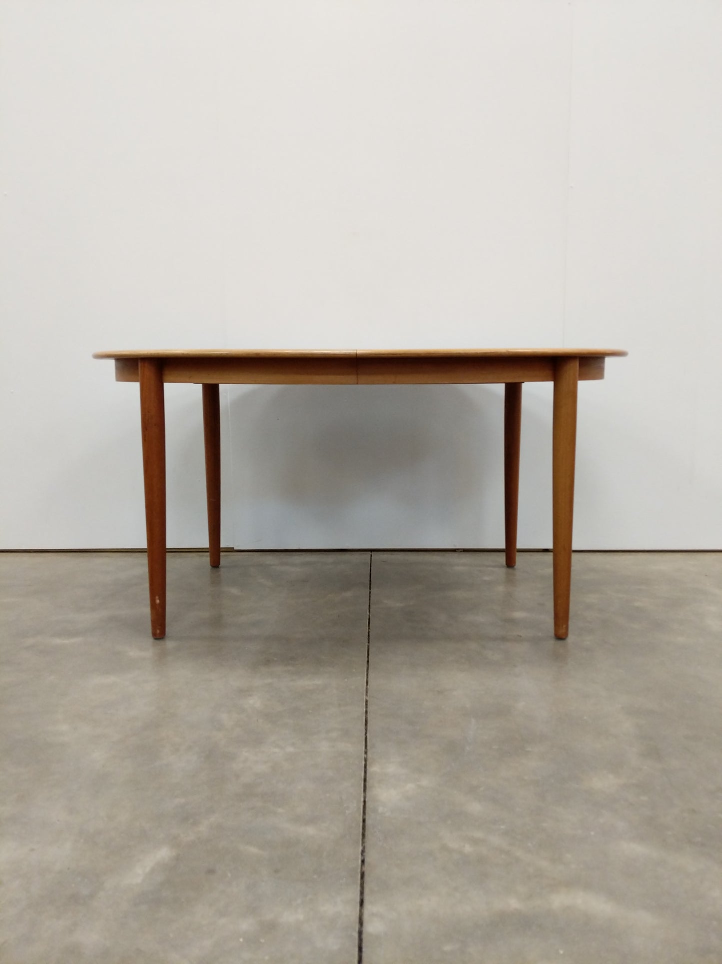 Vintage Mid Century Modern Teak Extendable Dining Table
