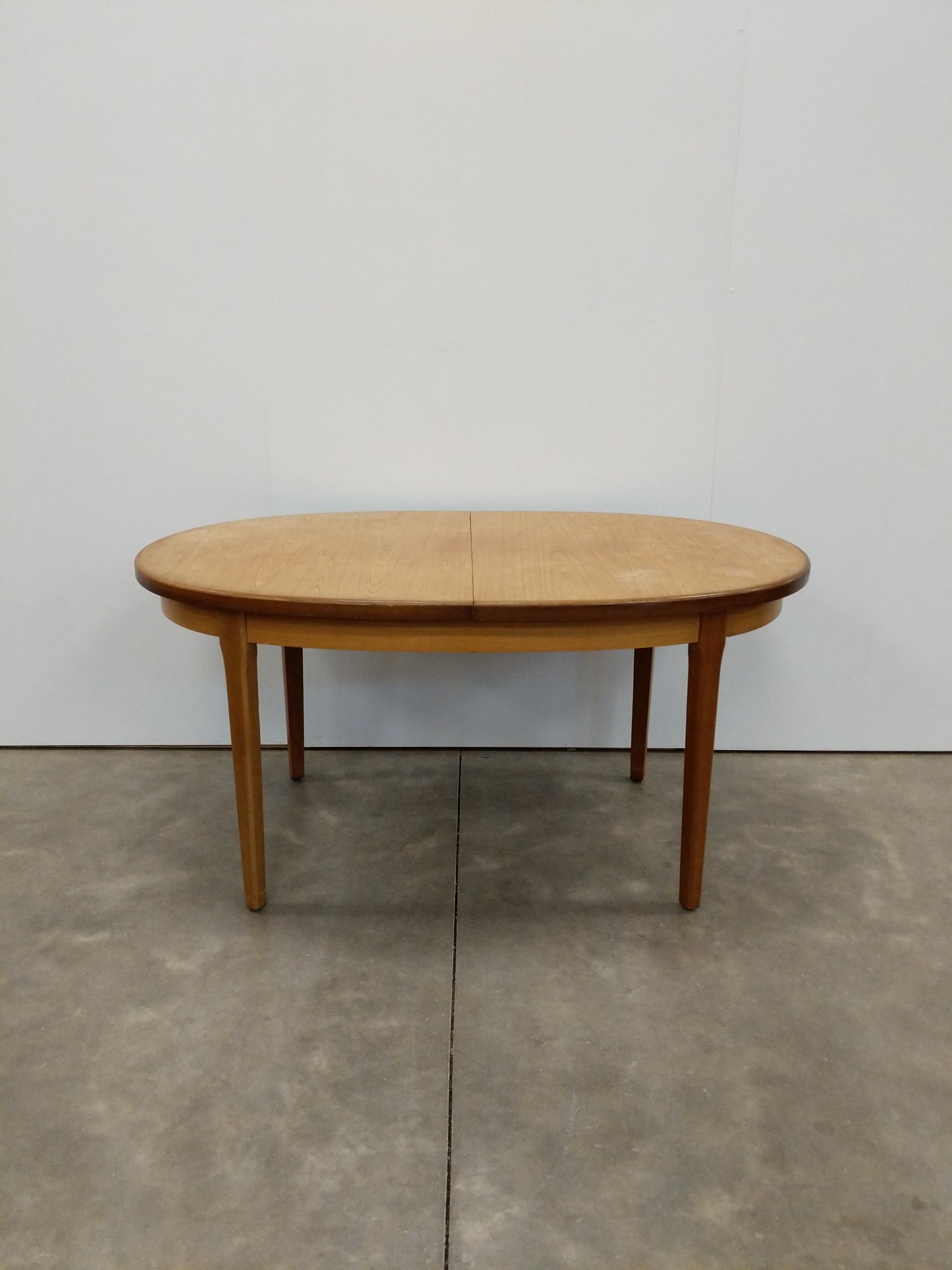 Vintage Mid Century Modern Teak Extendable Dining Table