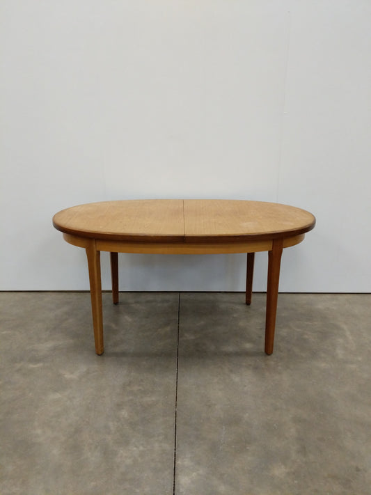 Vintage Mid Century Modern Teak Extendable Dining Table