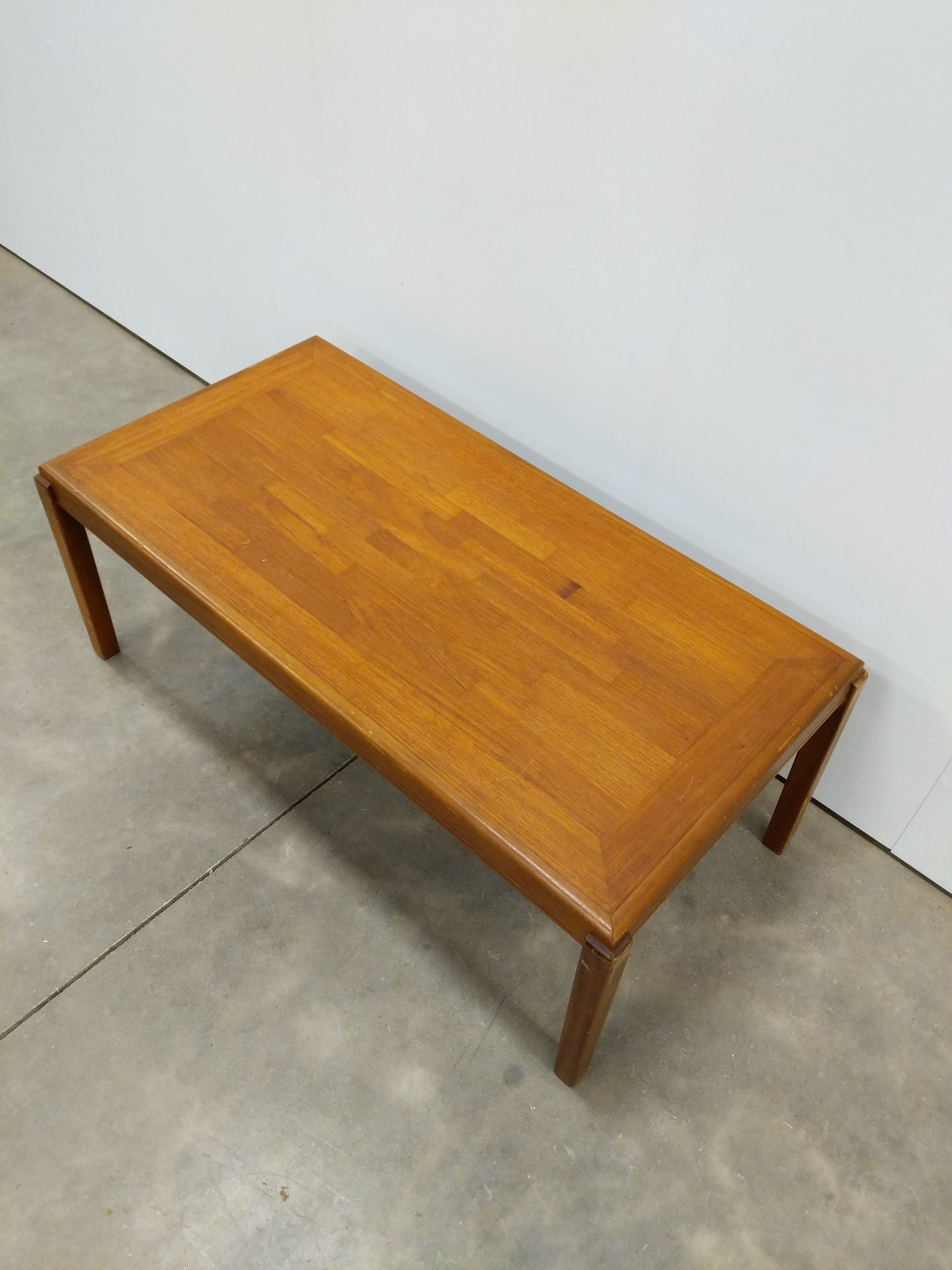 Vintage Mid Century Modern Teak Coffee Table