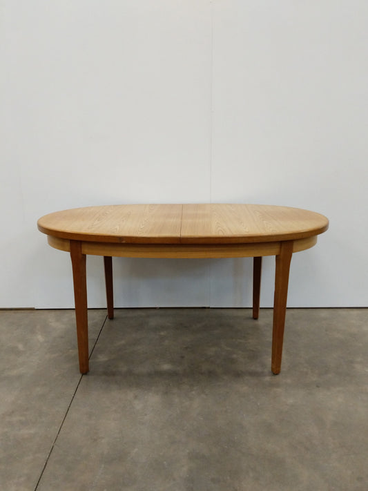 Vintage Mid Century Modern Teak Extendable Dining Table