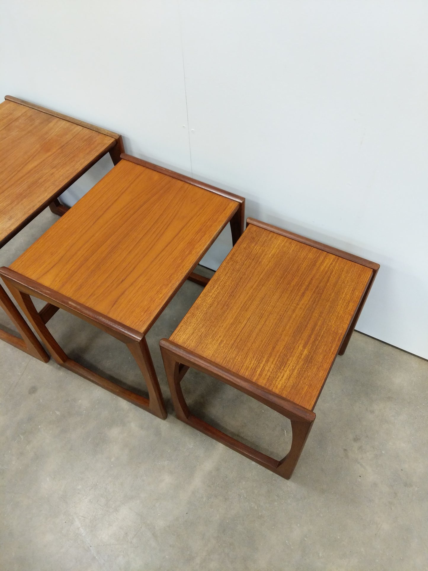 Set of Vintage Mid Century Modern Teak Nesting Tables by G Plan