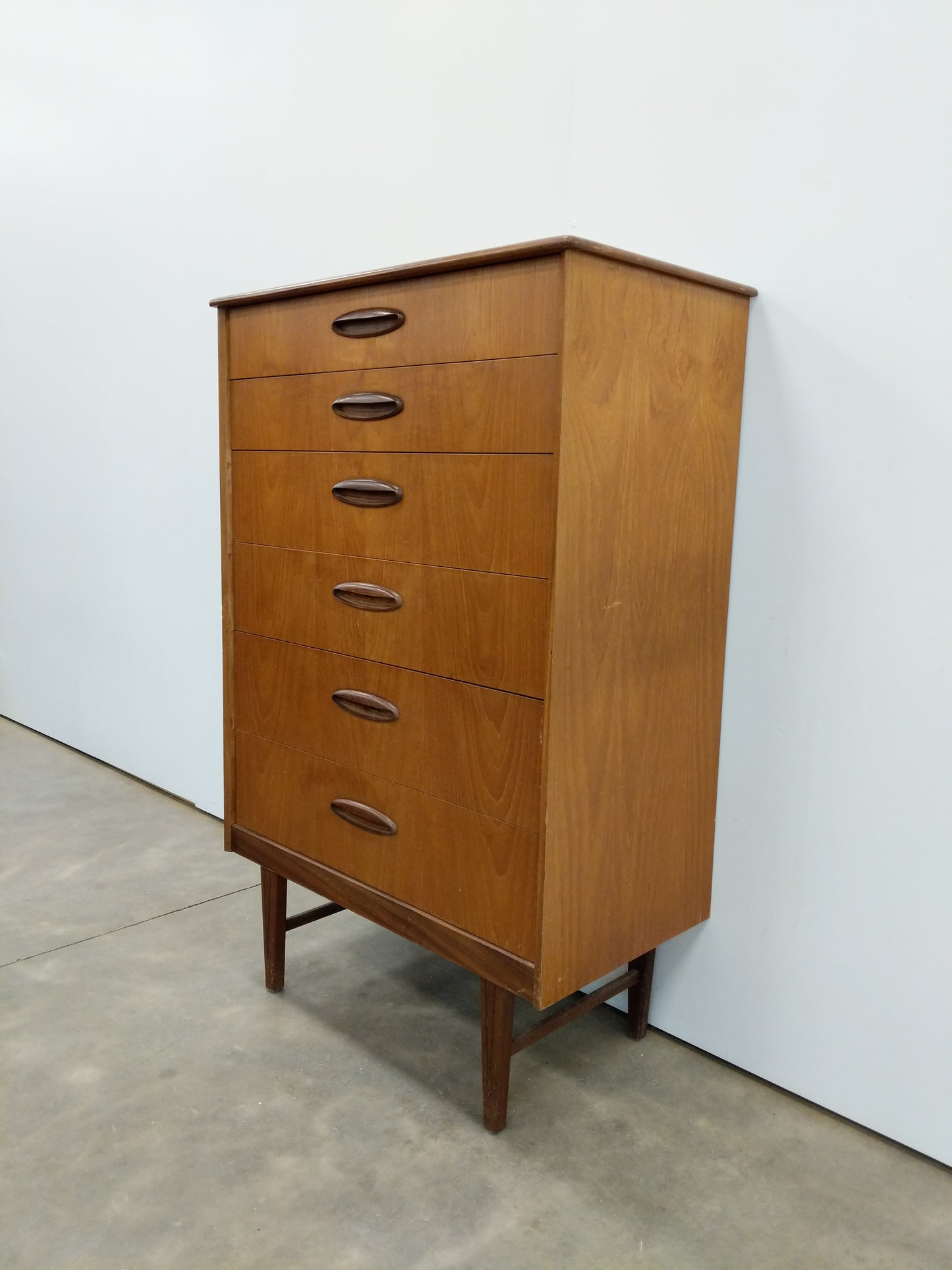 RESERVED - Vintage Mid Century Modern Teak Dresser by Homeworthy