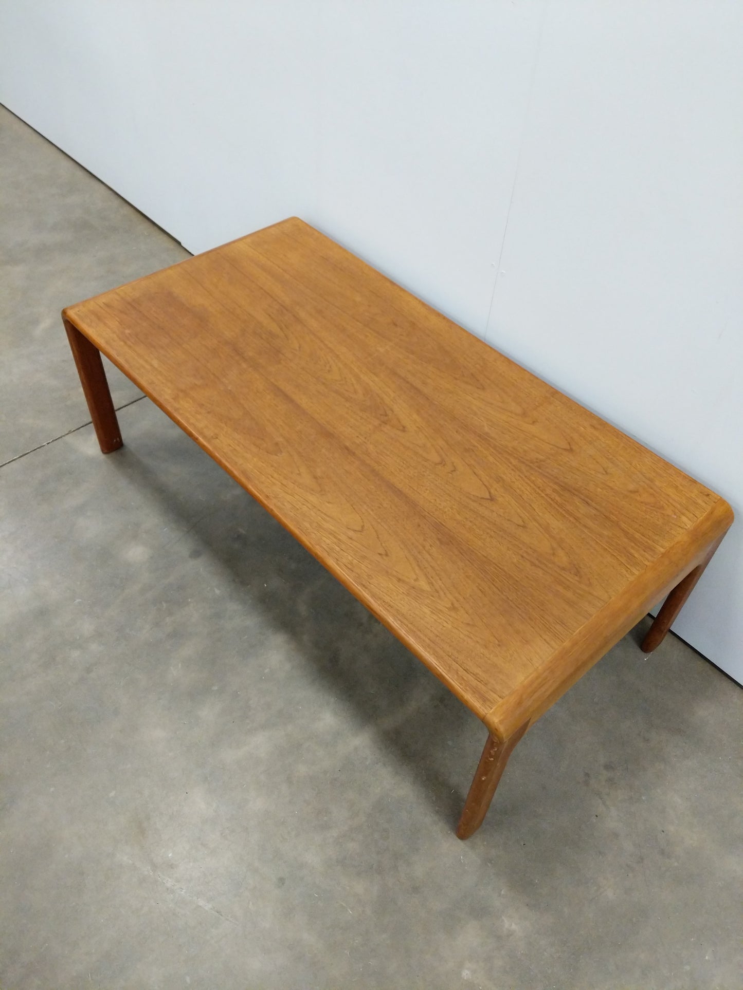 Vintage Mid Century Modern Teak Coffee Table by O'Donnell