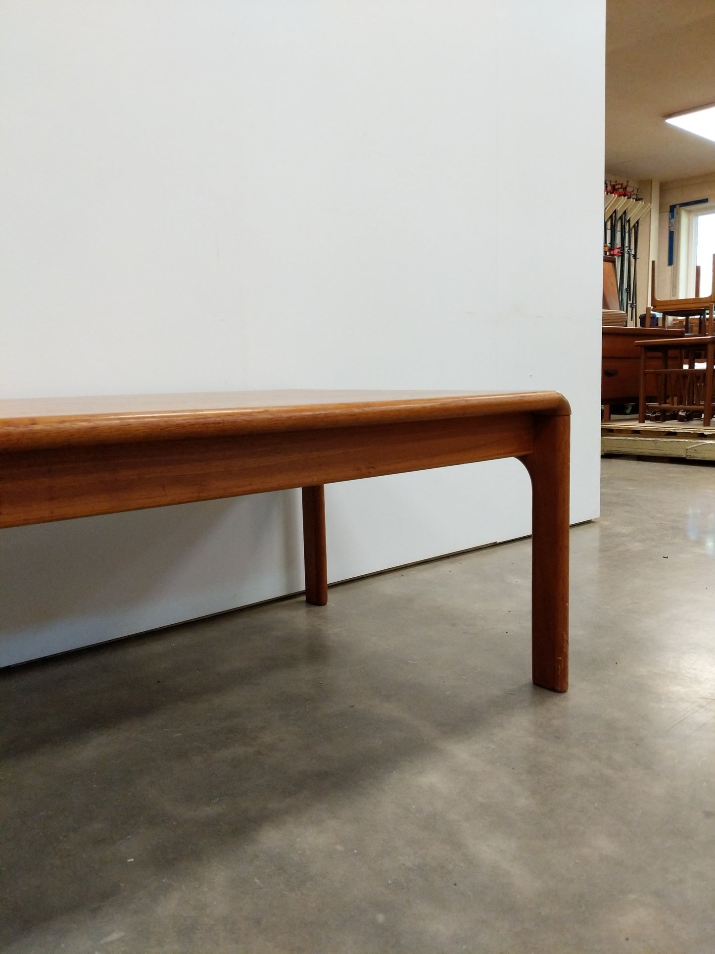 Vintage Mid Century Modern Teak Coffee Table by O'Donnell
