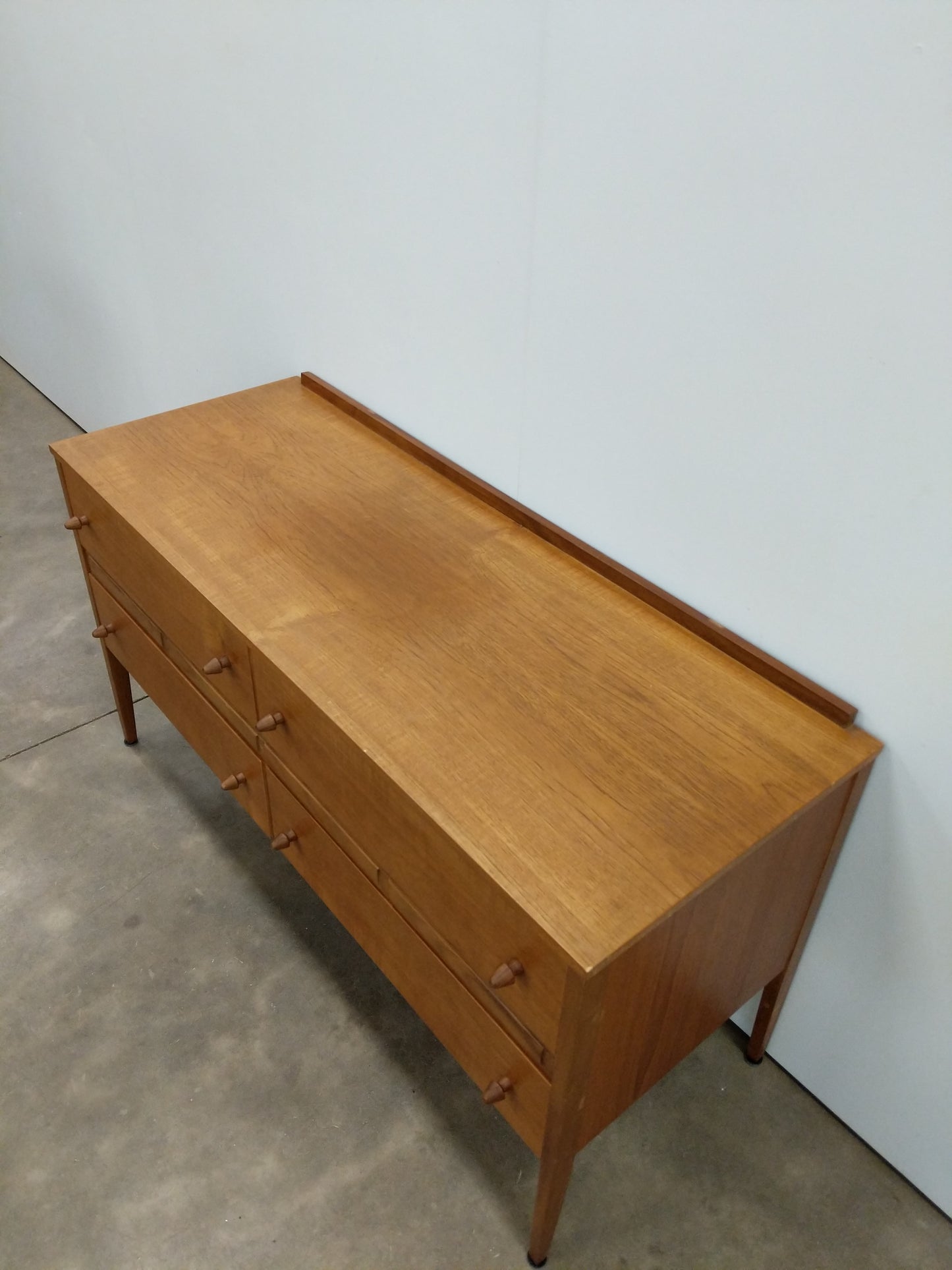Vintage Mid Century Modern Teak Dresser