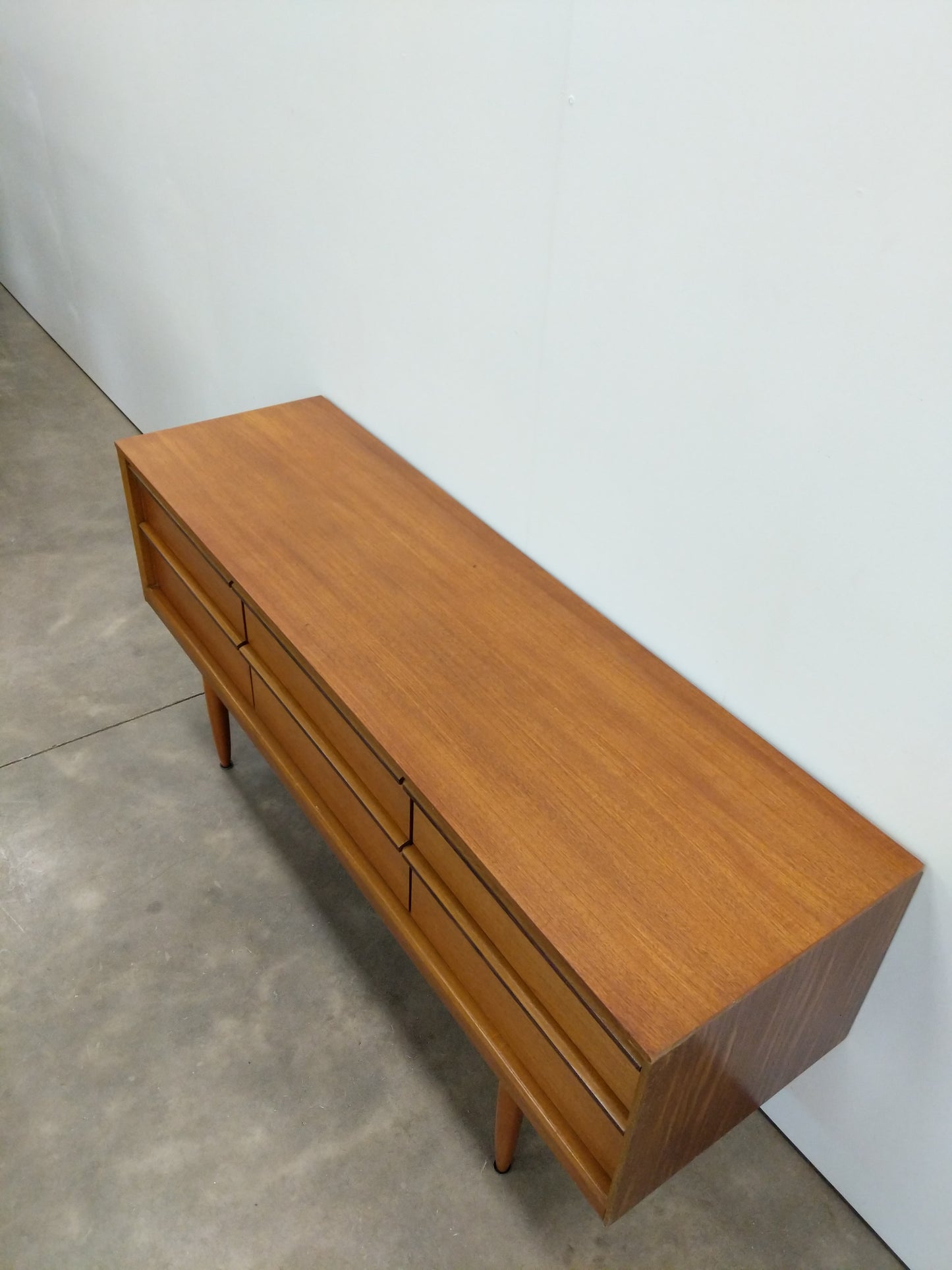 Vintage Mid Century Modern Teak Dresser by Austinsuite