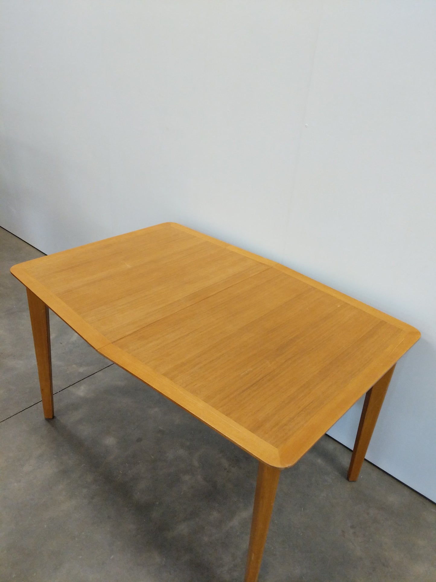 Vintage Mid Century Modern Extendable Dining Table