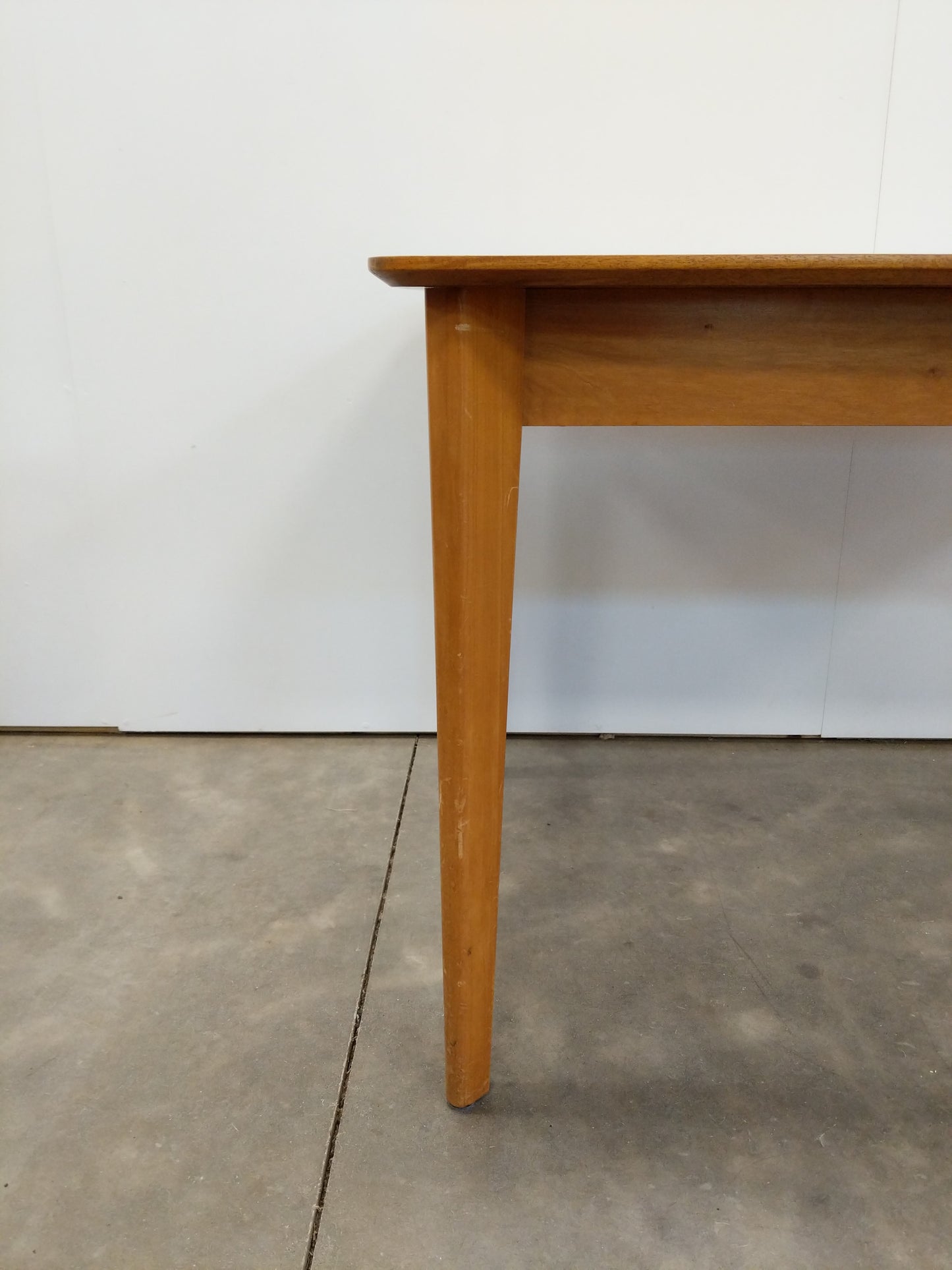 Vintage Mid Century Modern Extendable Dining Table