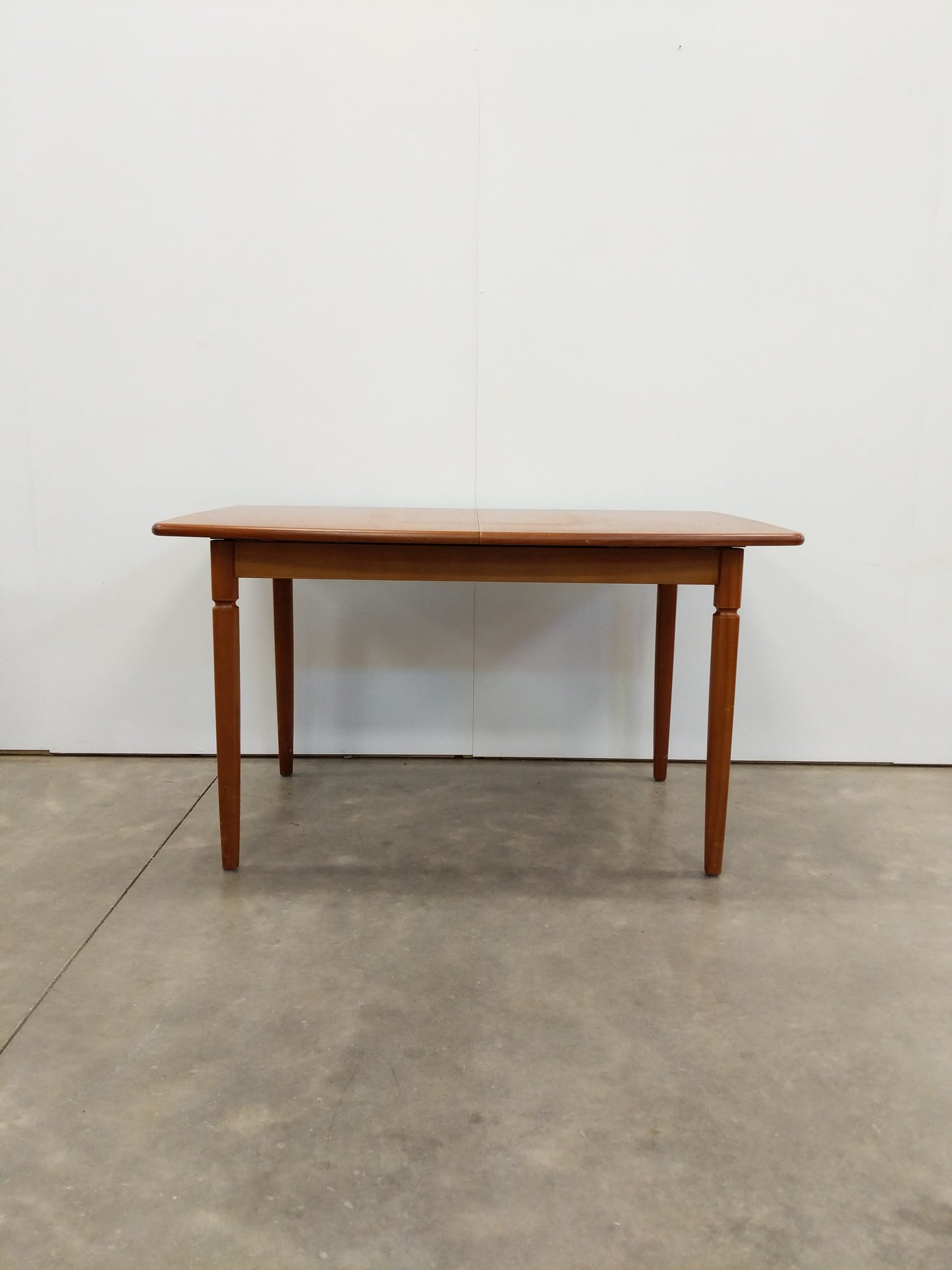 Vintage Mid Century Modern Teak Extendable Dining Table by Meredew