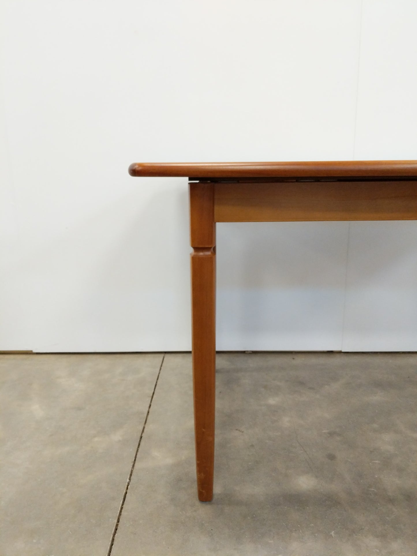 Vintage Mid Century Modern Teak Extendable Dining Table by Meredew