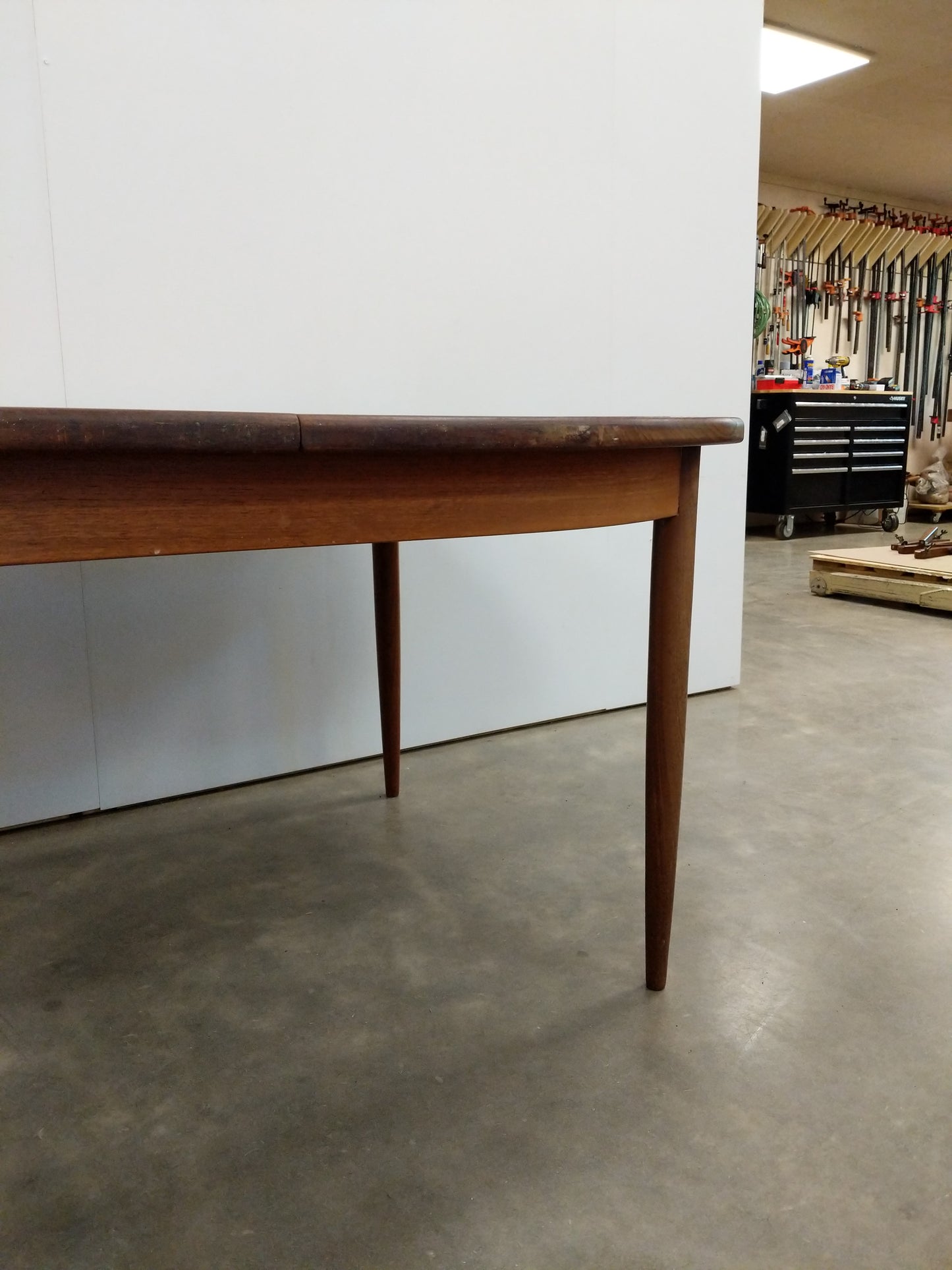 Vintage Mid Century Modern Teak Extendable Dining Table by G Plan