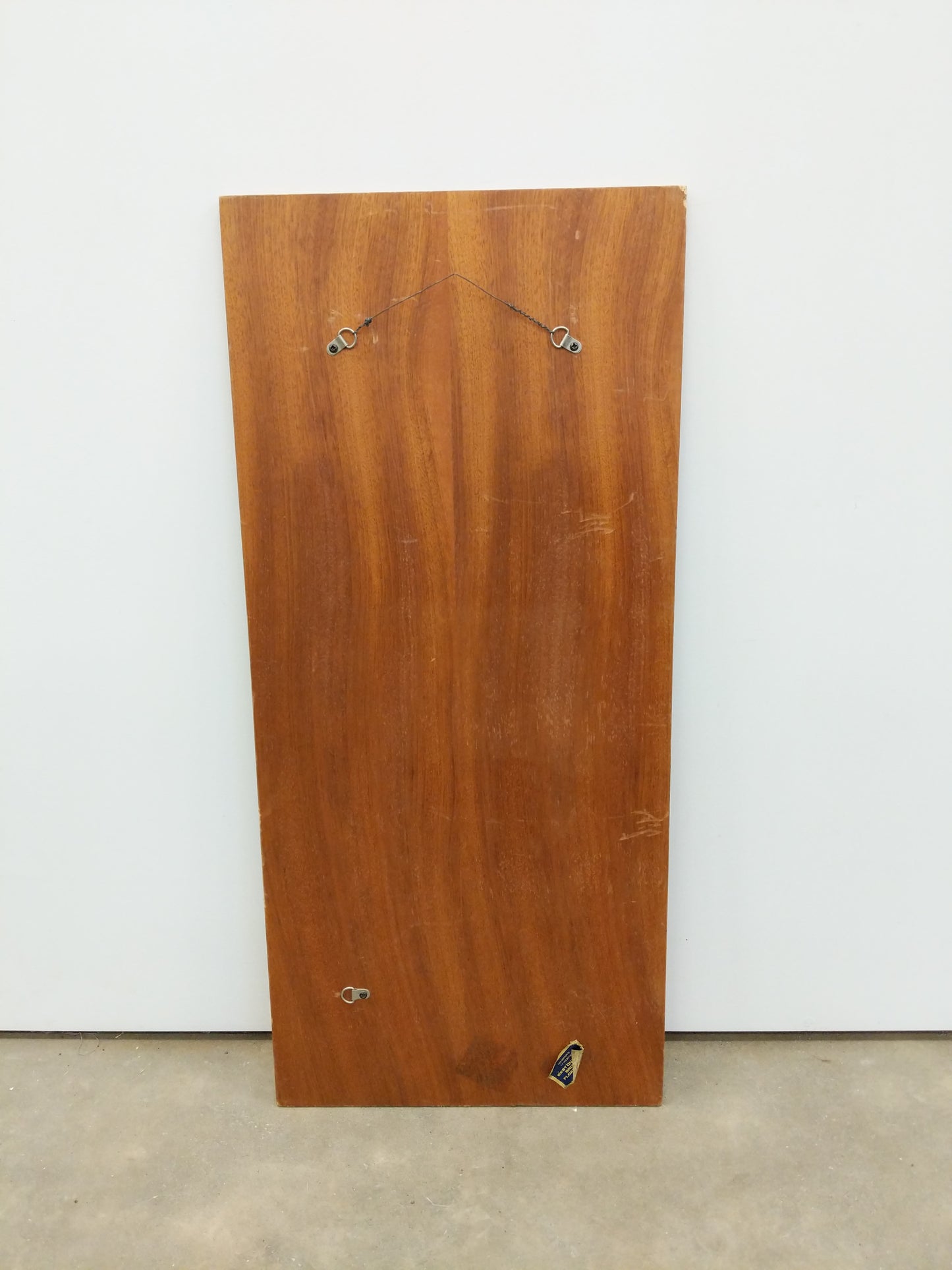 Vintage Mid Century Modern Teak Mirror