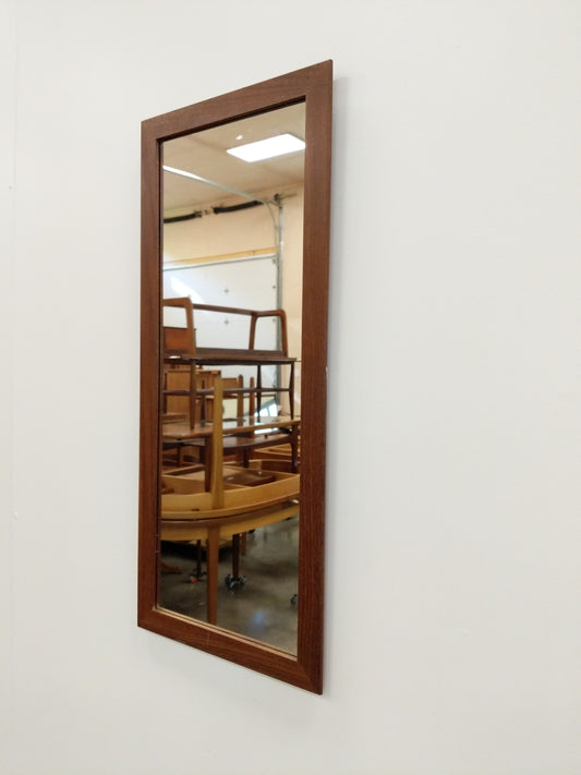 Vintage Mid Century Modern Teak Mirror