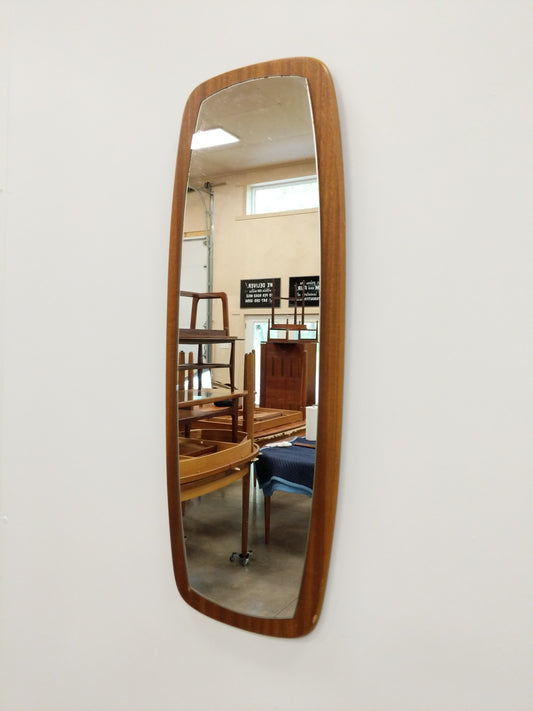 Vintage Mid Century Modern Teak Mirror
