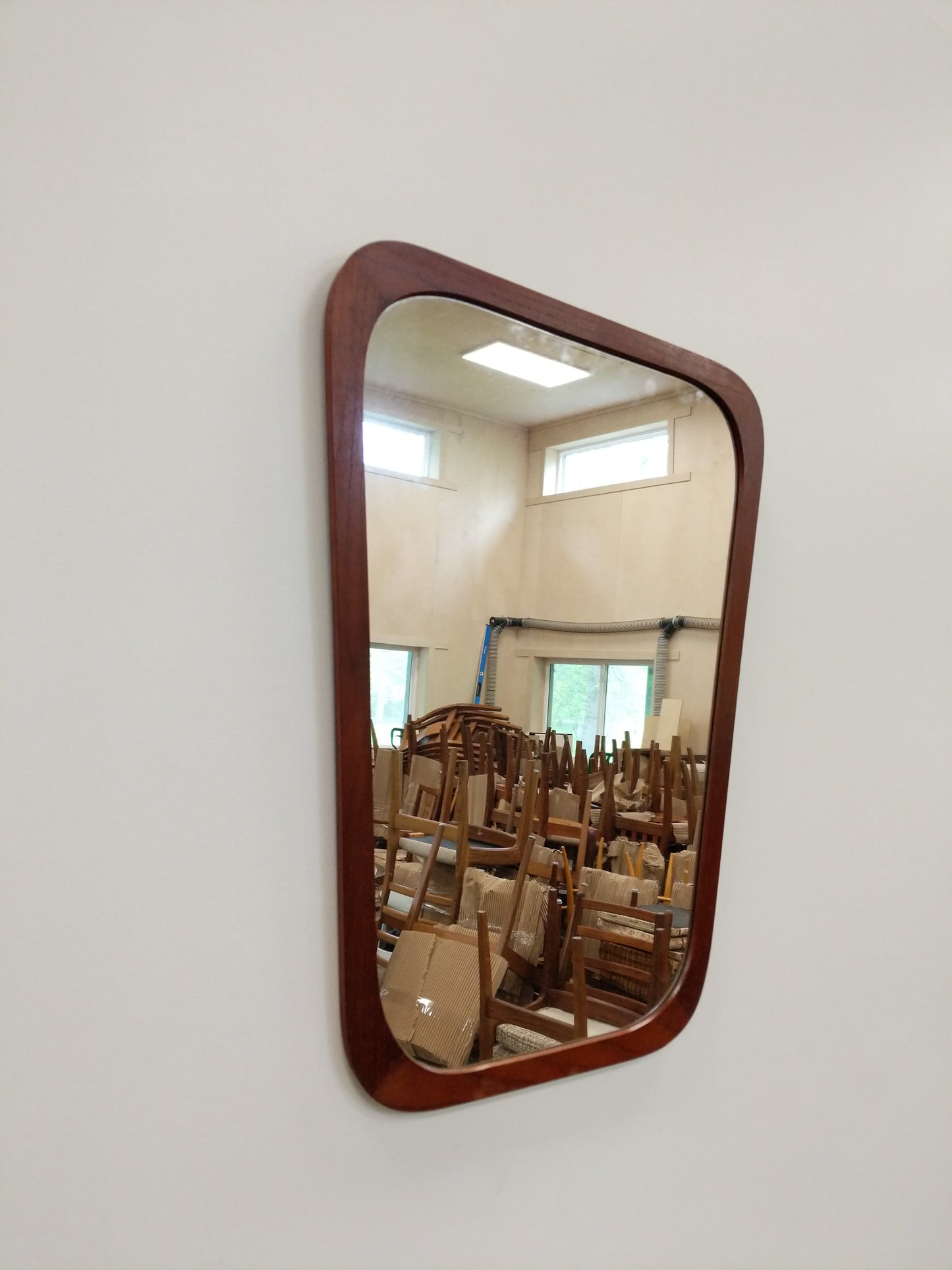 Vintage Danish Modern Teak Mirror