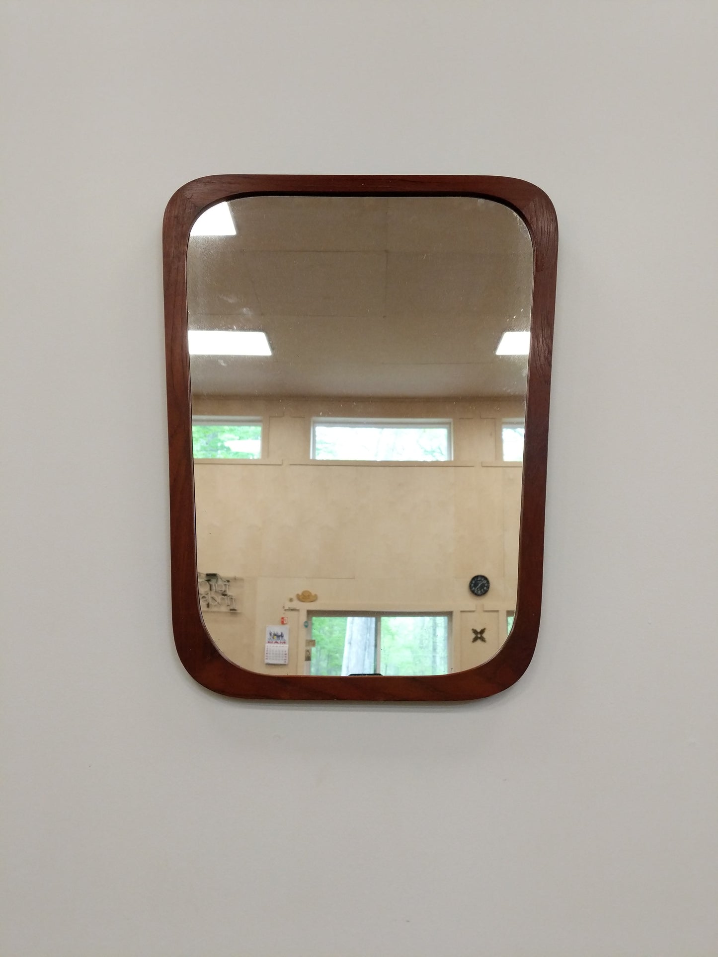 Vintage Danish Modern Teak Mirror